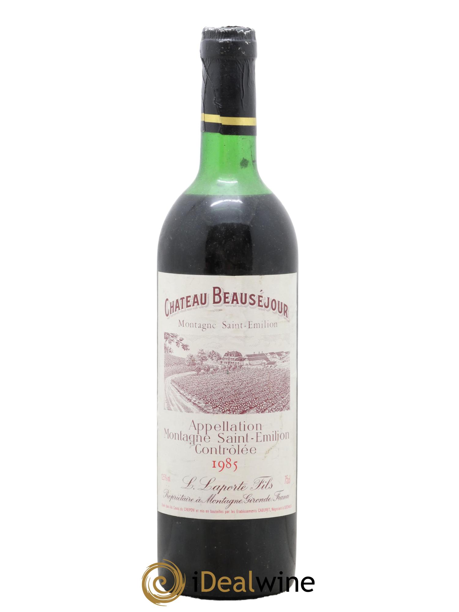 Montagne Saint-Émilion Château Beauséjour 1985 - Lot of 1 bottle - 0