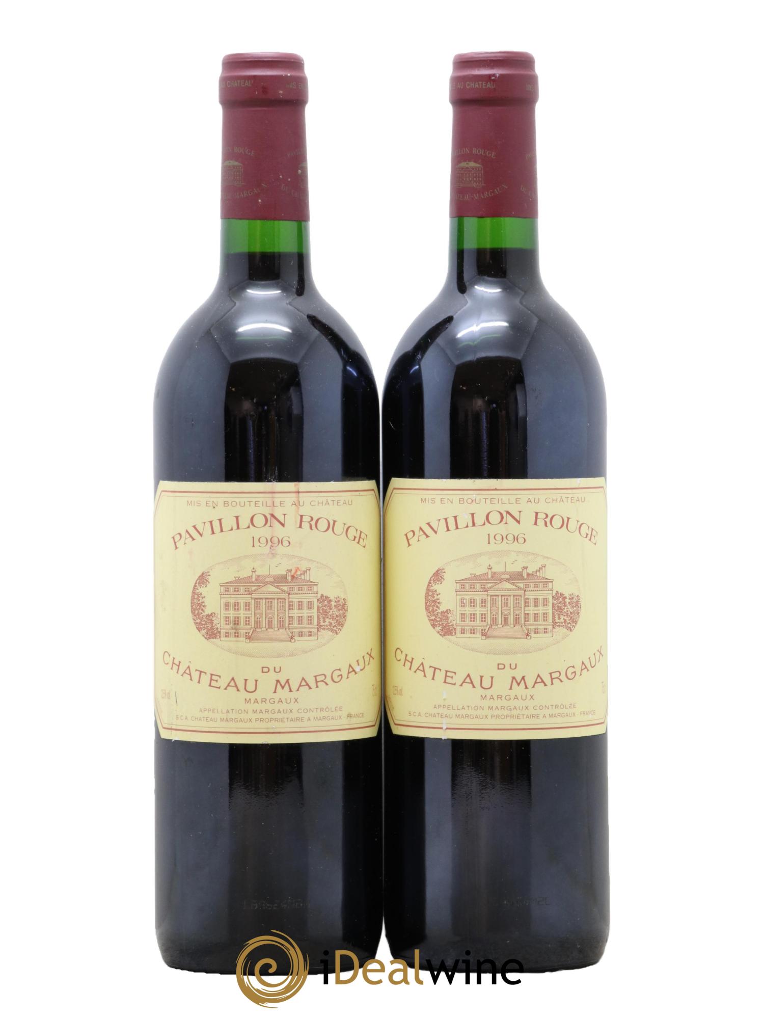 Pavillon Rouge du Château Margaux Second Vin 1996 - Lot de 2 bouteilles - 0