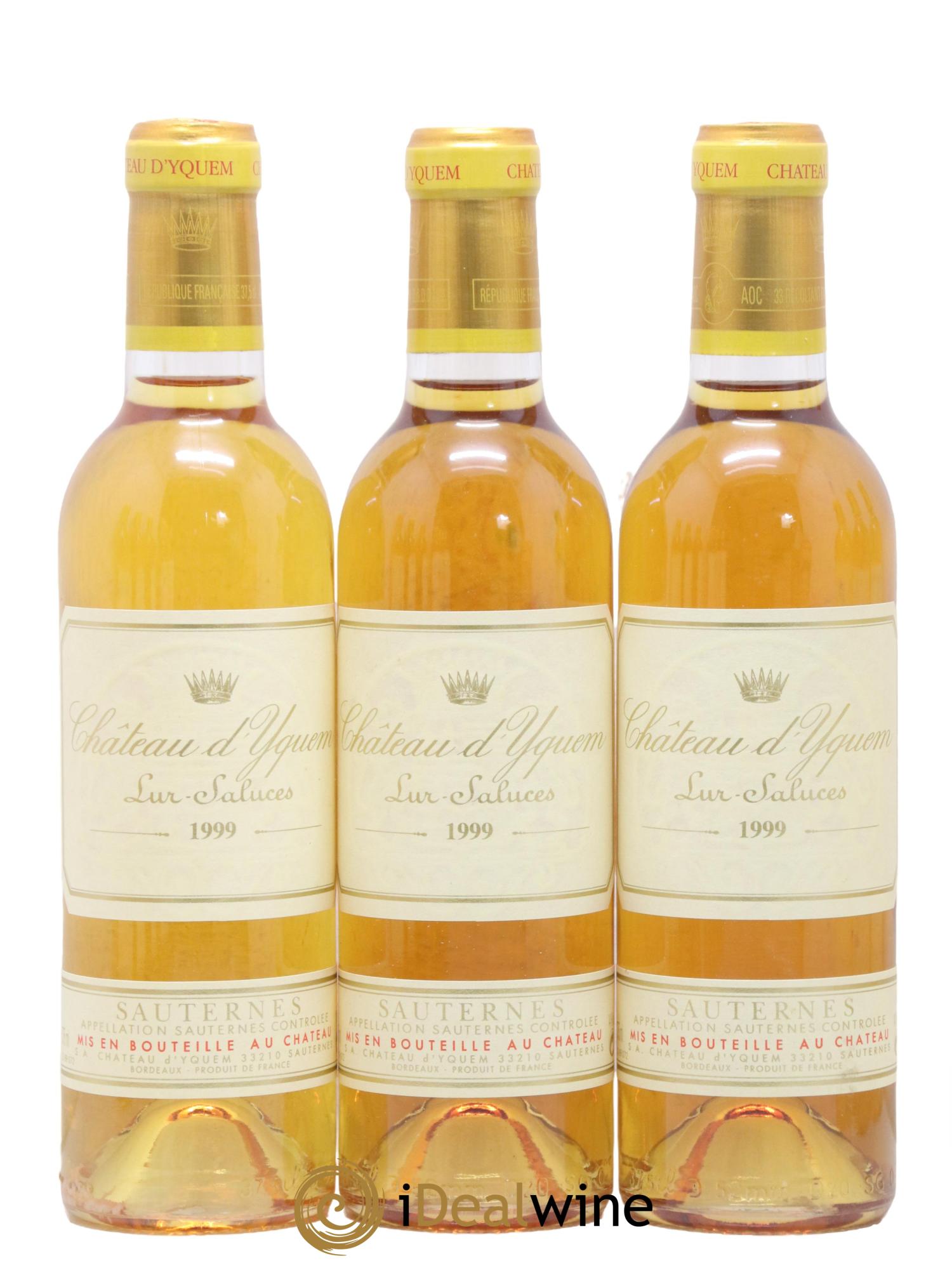 Château d' Yquem 1er Cru Classé Supérieur 1999 - Lotto di 12 mezze bottiglie - 3