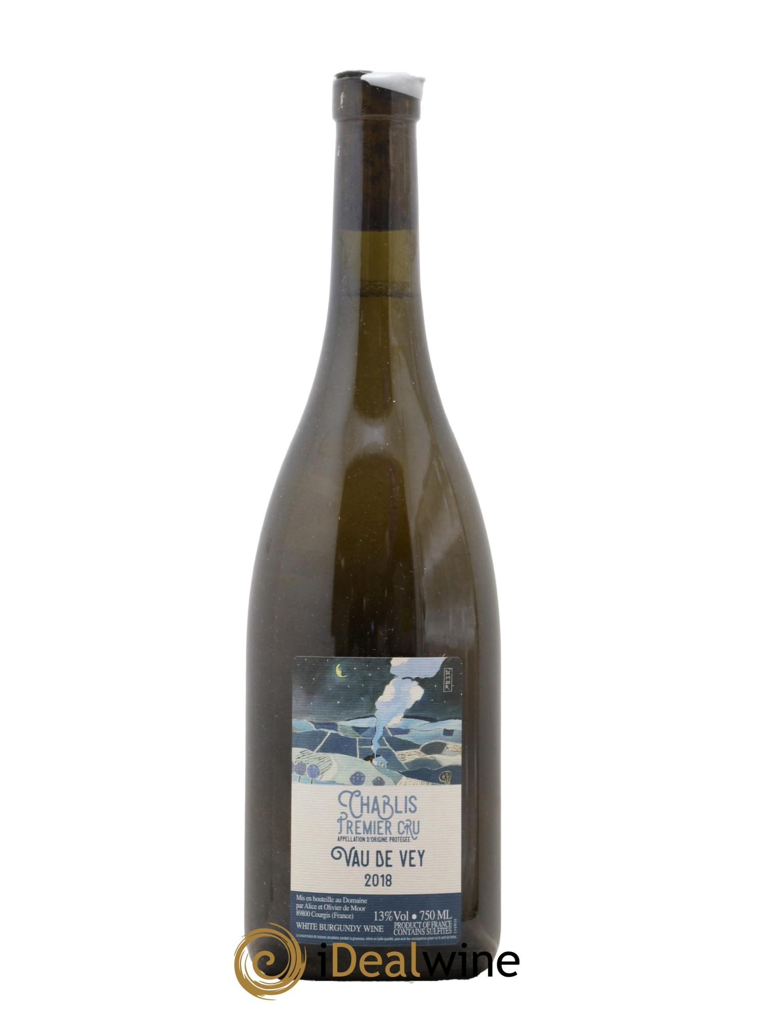 Chablis 1er Cru Vau de Vey Alice et Olivier De Moor 2018 - Lotto di 1 bottiglia - 0