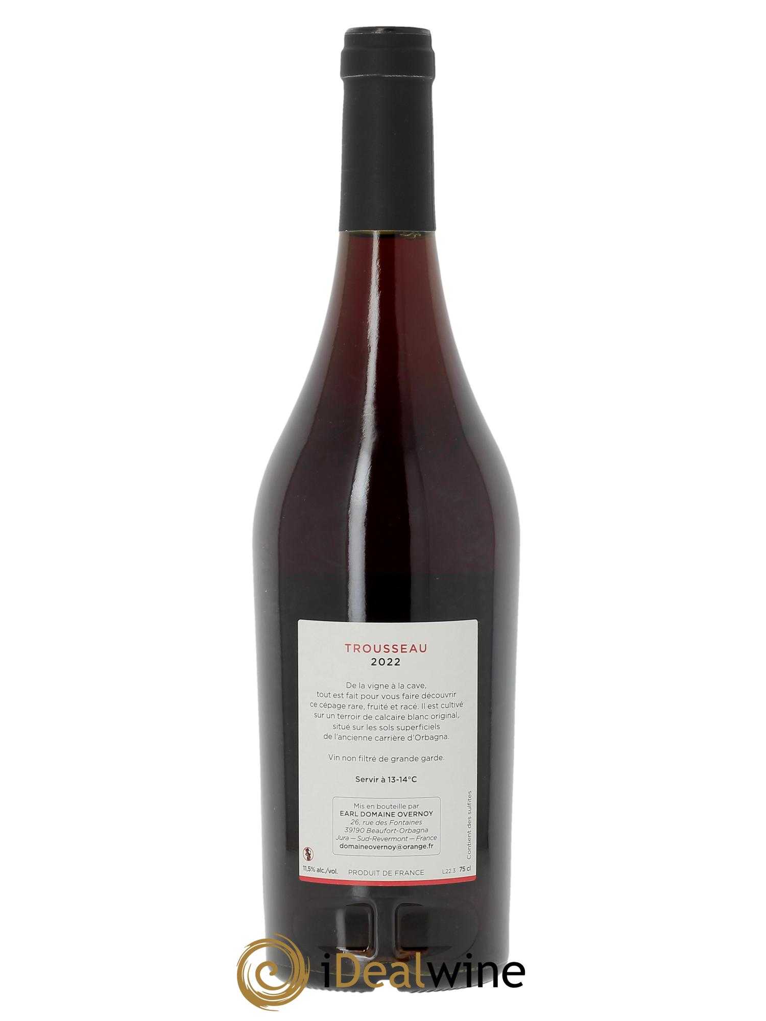 Côtes du Jura Trousseau Guillaume Overnoy  2022 - Lot de 1 bouteille - 1