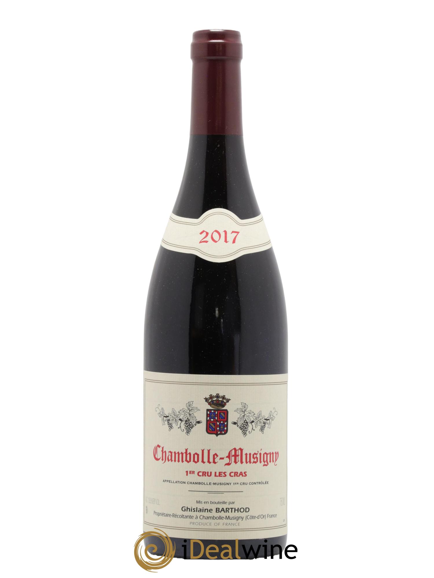 Chambolle-Musigny 1er Cru Les Cras Ghislaine Barthod 2017 - Lot of 1 bottle - 0