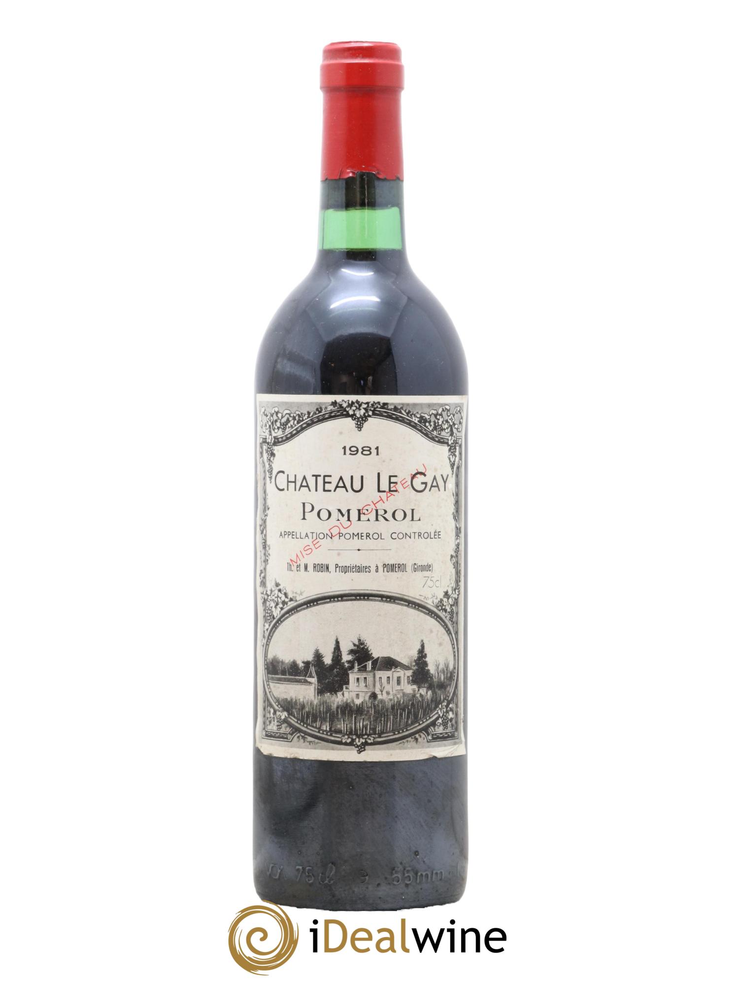 Château Le Gay 1981 - Lot de 1 bouteille - 0