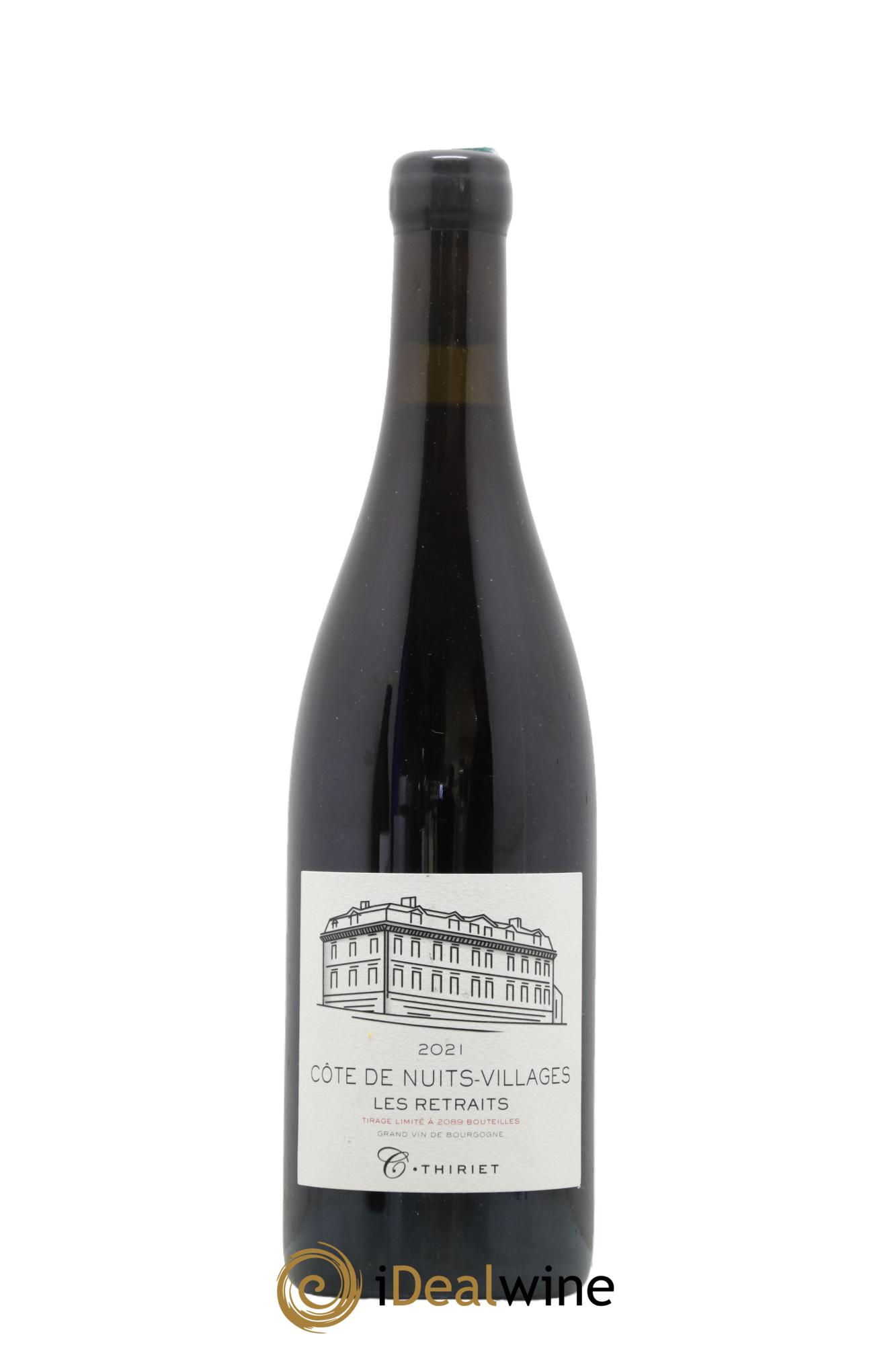 Côte de Nuits-Villages Les Retraits Maison Thiriet 2021 - Posten von 1 Flasche - 0