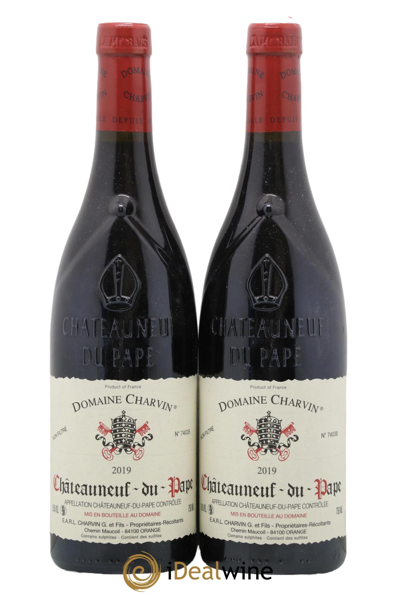 Châteauneuf-du-Pape Charvin (Domaine) 2019 - Lot de 2 bouteilles - 0