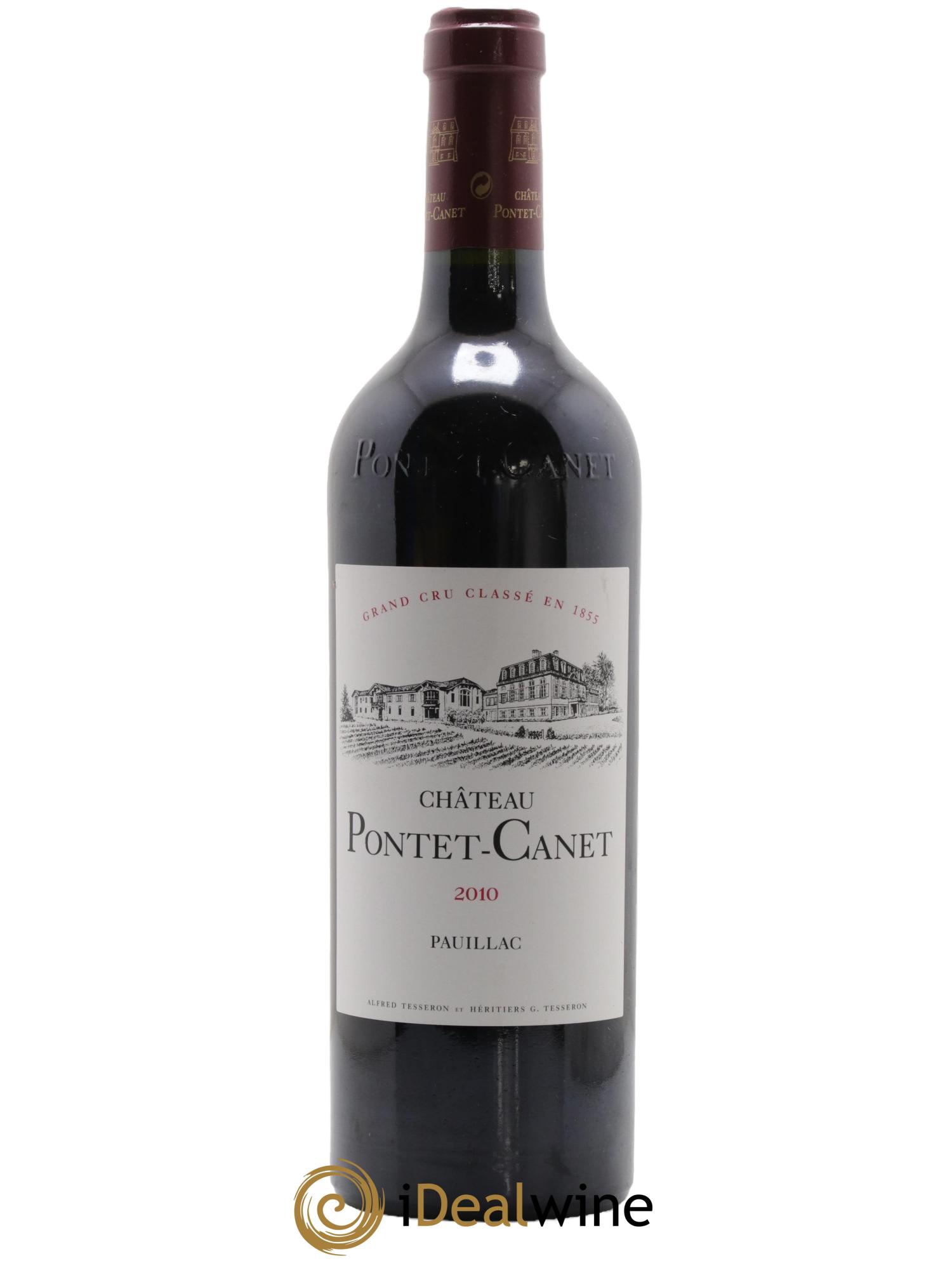 Château Pontet Canet 5ème Grand Cru Classé 2010 - Lot de 1 bouteille - 0