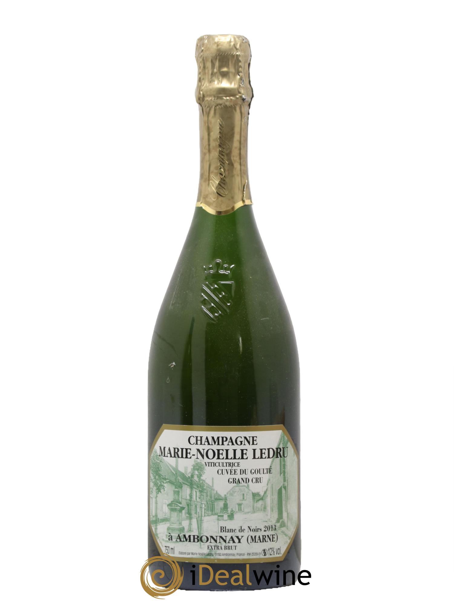 Cuvée du Goulté Blanc de Noirs Marie-Noëlle Ledru 2013 - Posten von 1 Flasche - 0