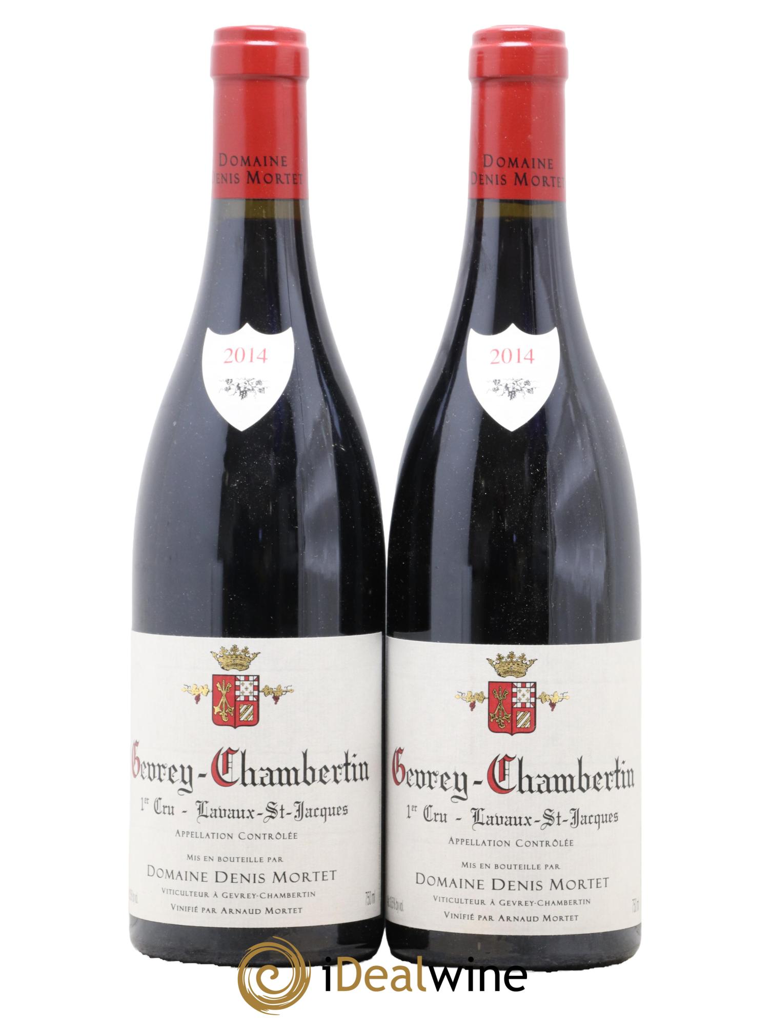 Gevrey-Chambertin 1er Cru Lavaux Saint Jacques Denis Mortet (Domaine) 2014 - Lot de 2 bouteilles - 0