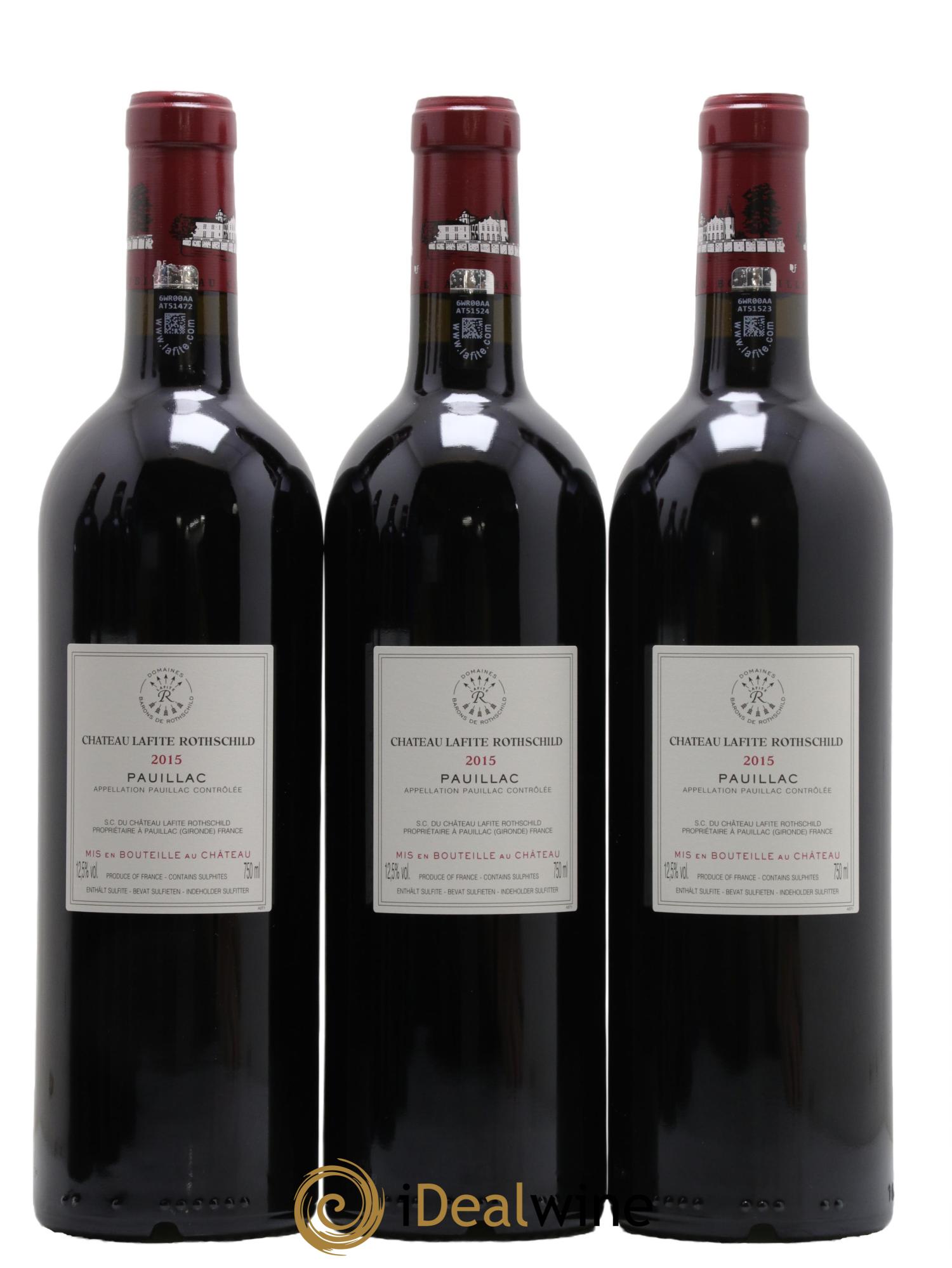 Château Lafite Rothschild 1er Grand Cru Classé 2015 - Lotto di 6 bottiglie - 2