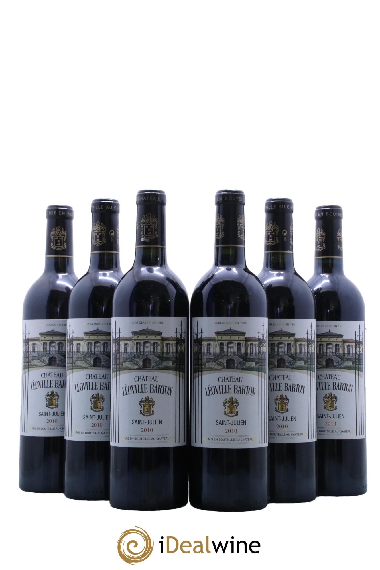 Château Léoville Barton 2ème Grand Cru Classé  2010 - Lot de 6 bouteilles - 0