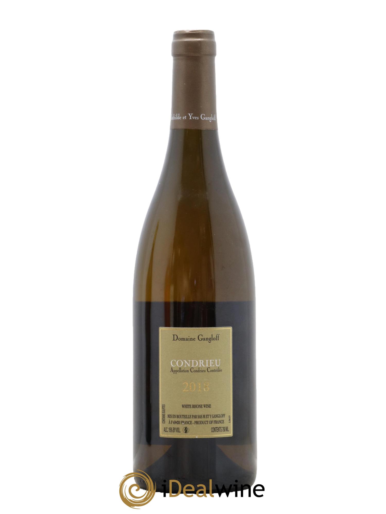 Condrieu Domaine Gangloff (Domaine) 2018 - Lot de 1 bouteille - 1