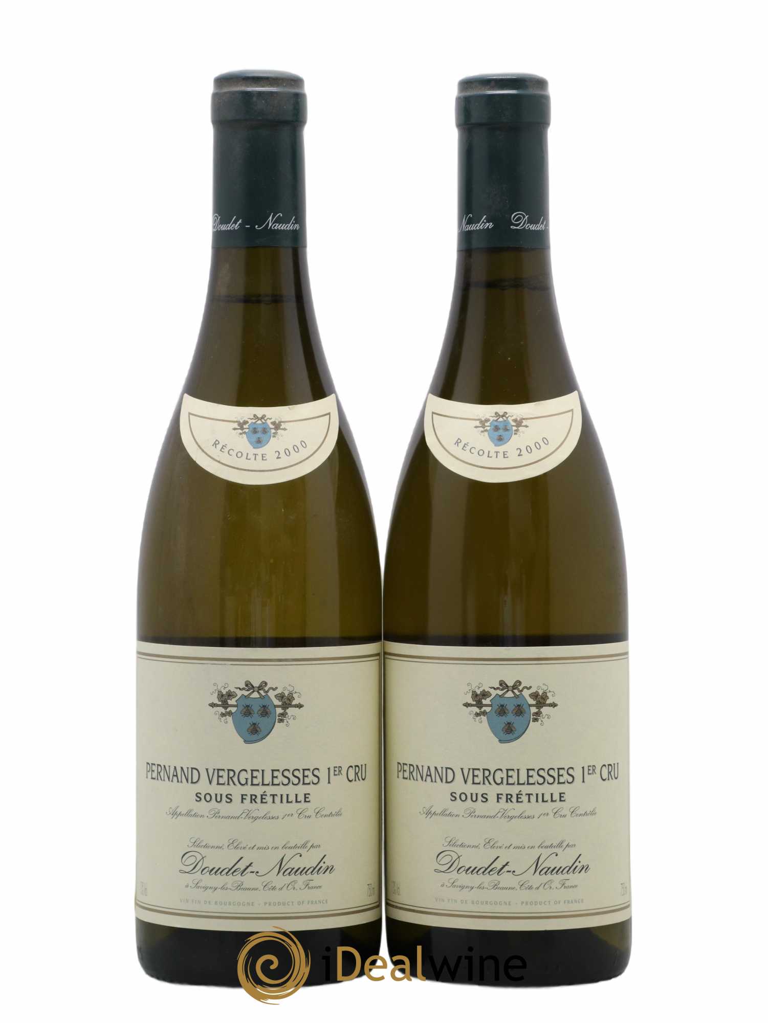 Pernand-Vergelesses 1er Cru Sous Fretille Domaine Doudet Naudin 2000 - Lot de 2 bouteilles - 0