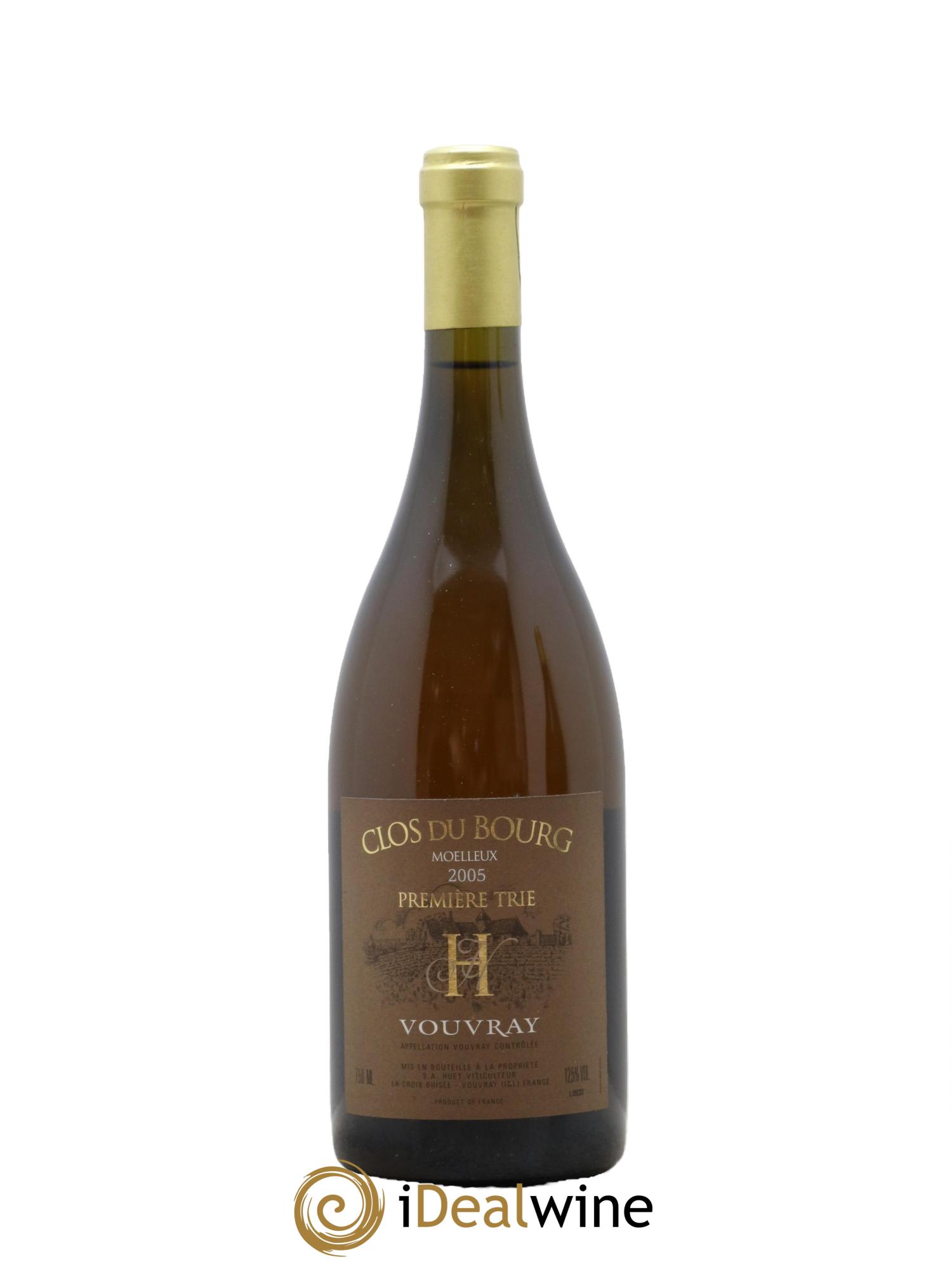 Vouvray Clos du Bourg Moelleux 1ère trie Domaine Huet 2005 - Lot of 1 bottle - 0