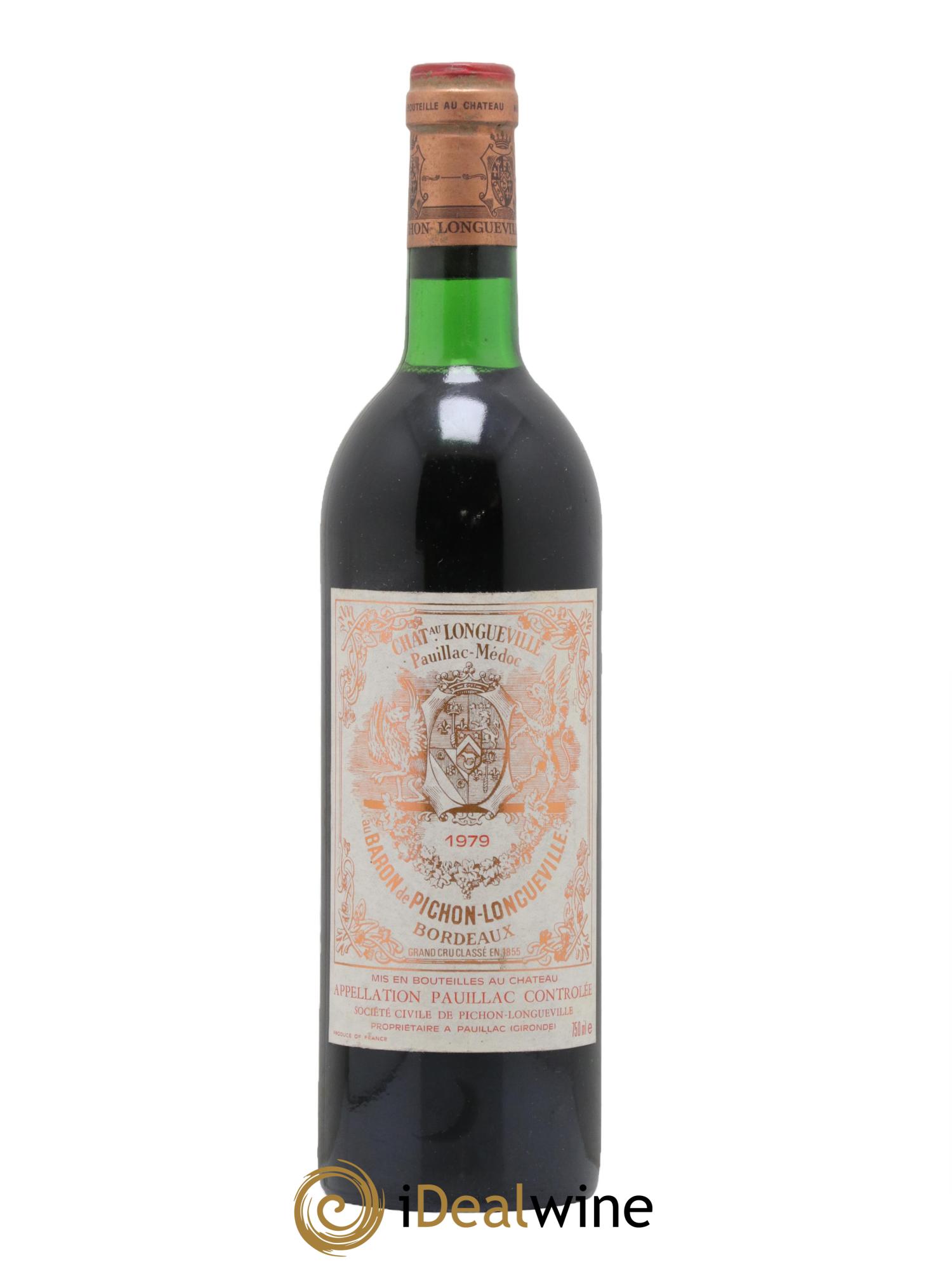 Pichon Longueville Baron 2ème Grand Cru Classé 1979 - Lot of 1 bottle - 0