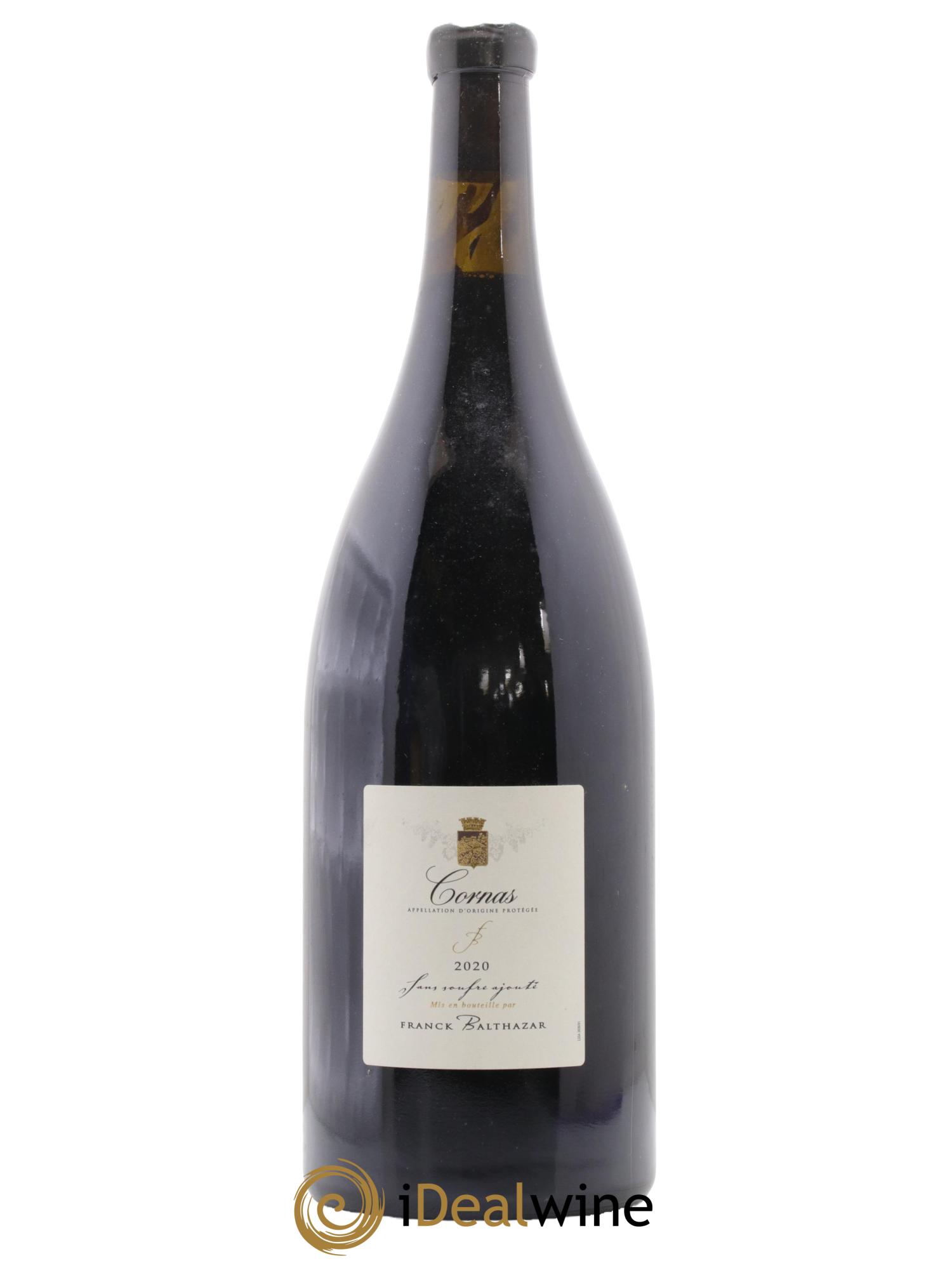 Cornas Cuvée sans soufre Franck Balthazar (Domaine) 2020 - Lot de 1 double magnum - 0