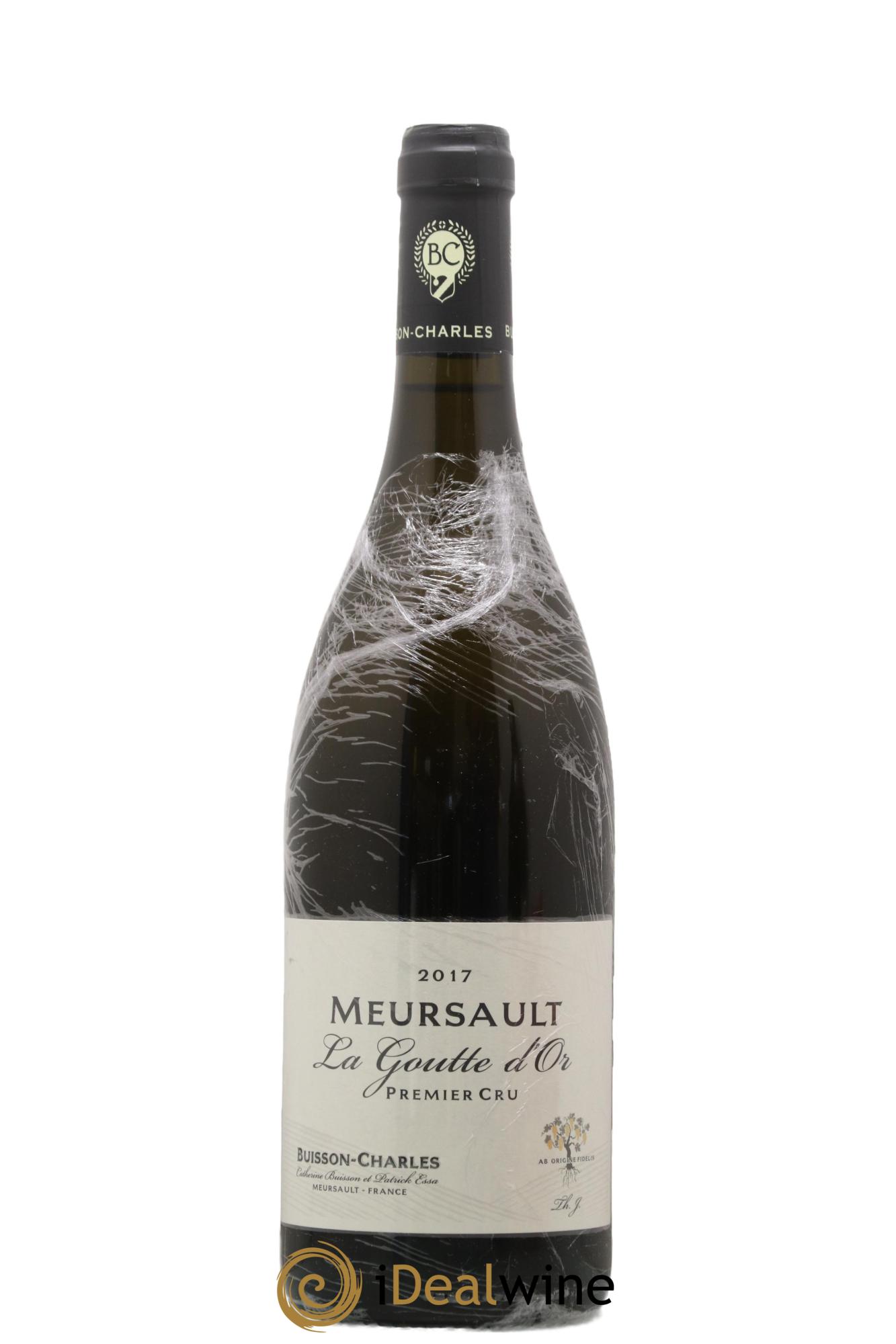 Meursault 1er Cru Goutte d'Or Buisson-Charles (Domaine) 2017 - Posten von 1 Flasche - 0