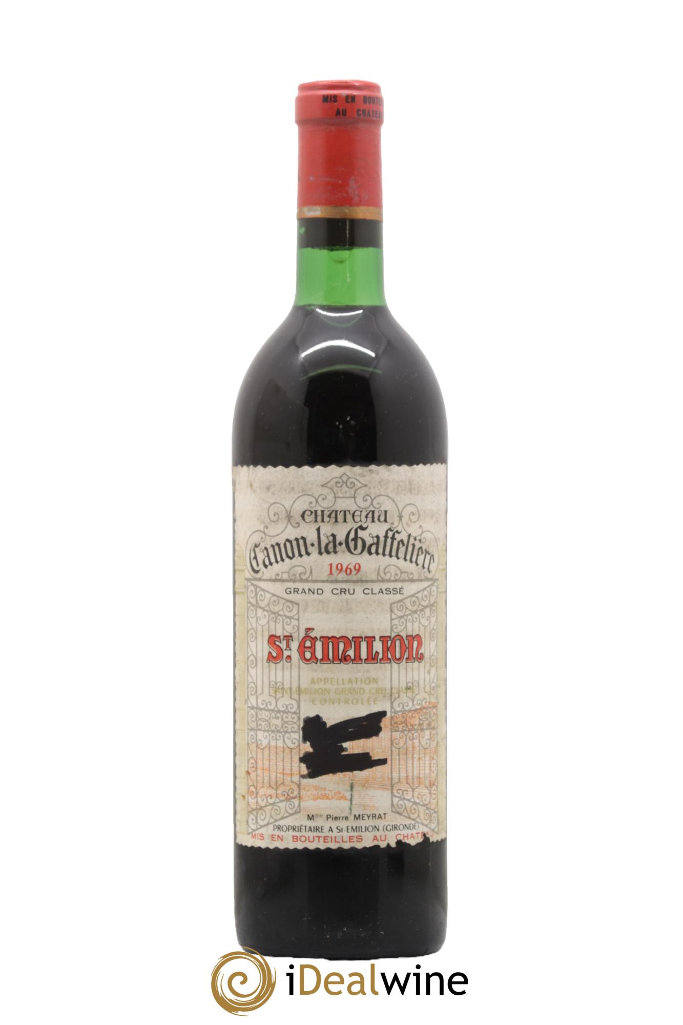 Château Canon la Gaffelière 1er Grand Cru Classé B 1969 - Posten von 1 Flasche - 0