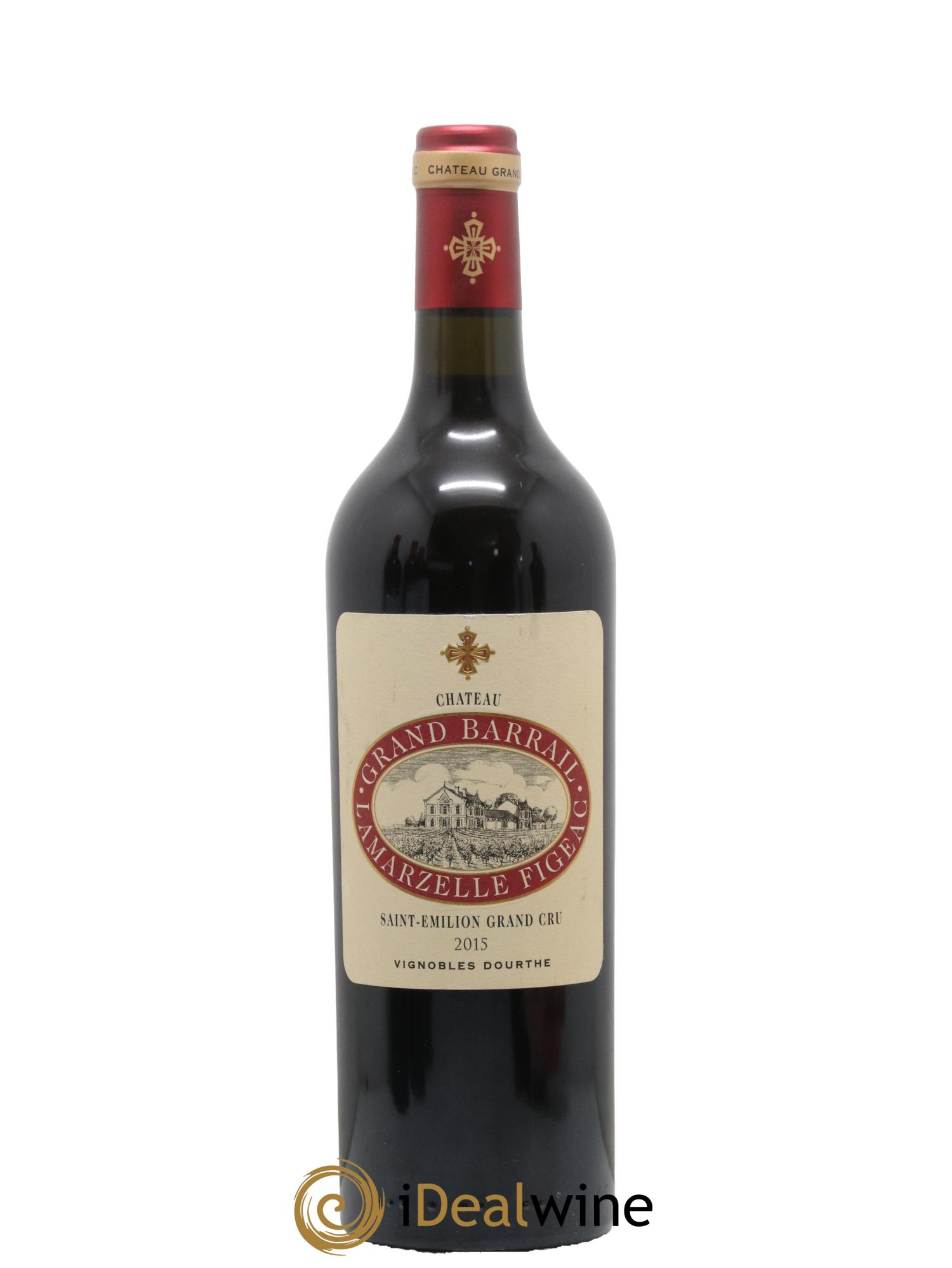 Château Grand Barrail Lamarzelle Figeac Grand Cru Classé 2015 - Lotto di 1 bottiglia - 0