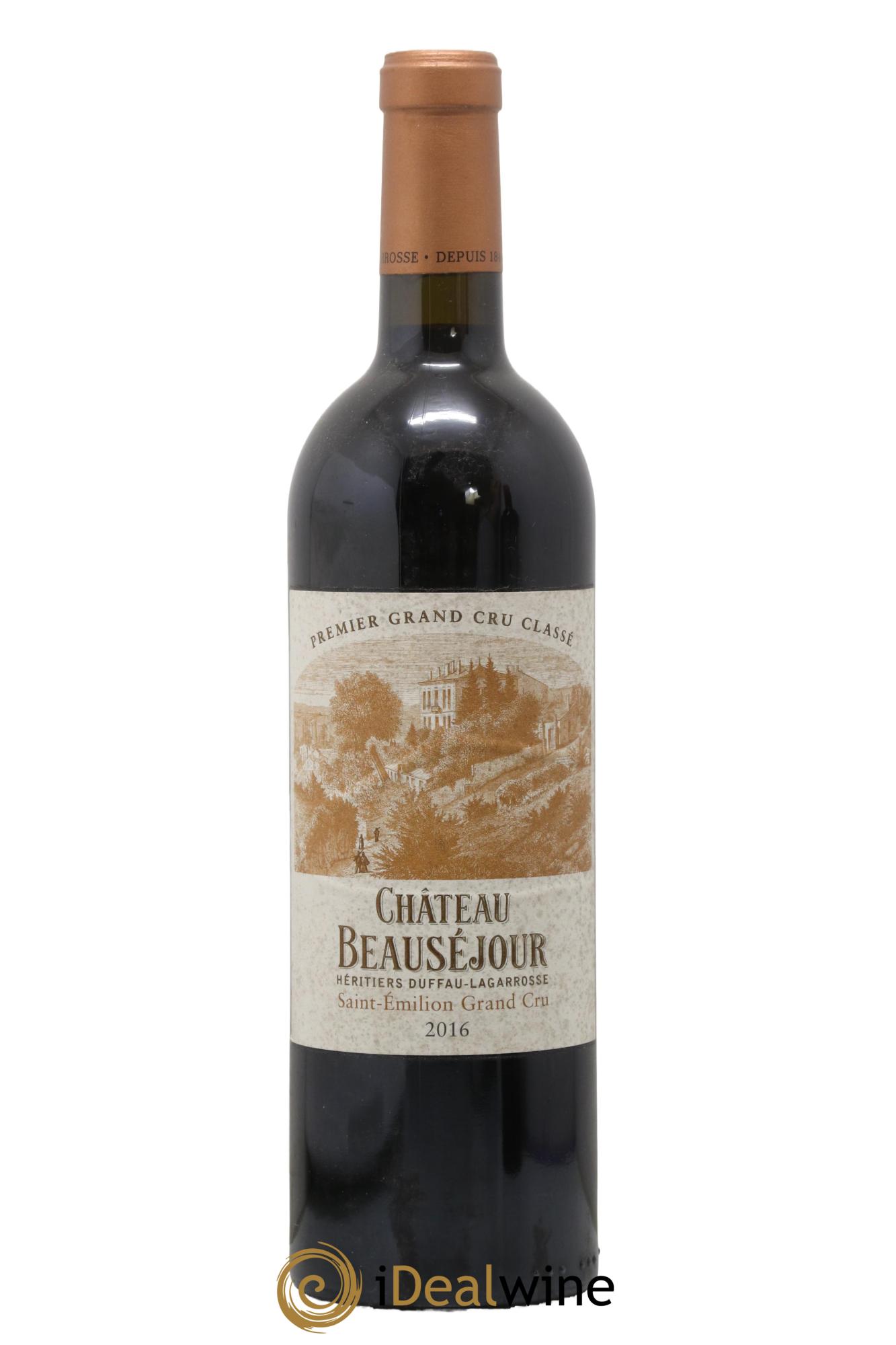 Château Beauséjour (Duffau-Lagarrosse) 1er Grand Cru Classé B  2016 - Posten von 1 Flasche - 0