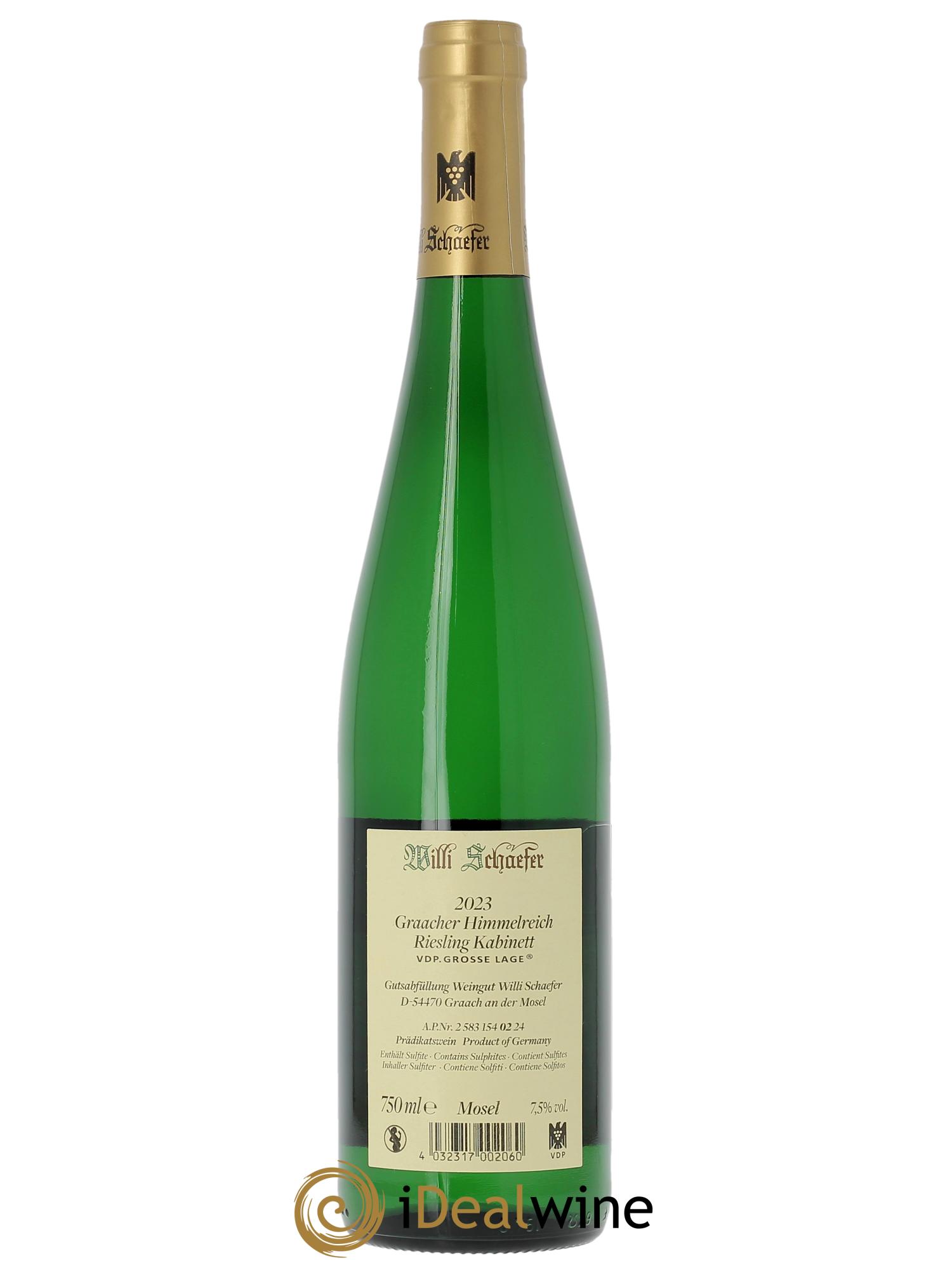 Riesling Willi Schaefer Graacher Himmelreich Kabinett   2023 - Lot of 1 bottle - 1