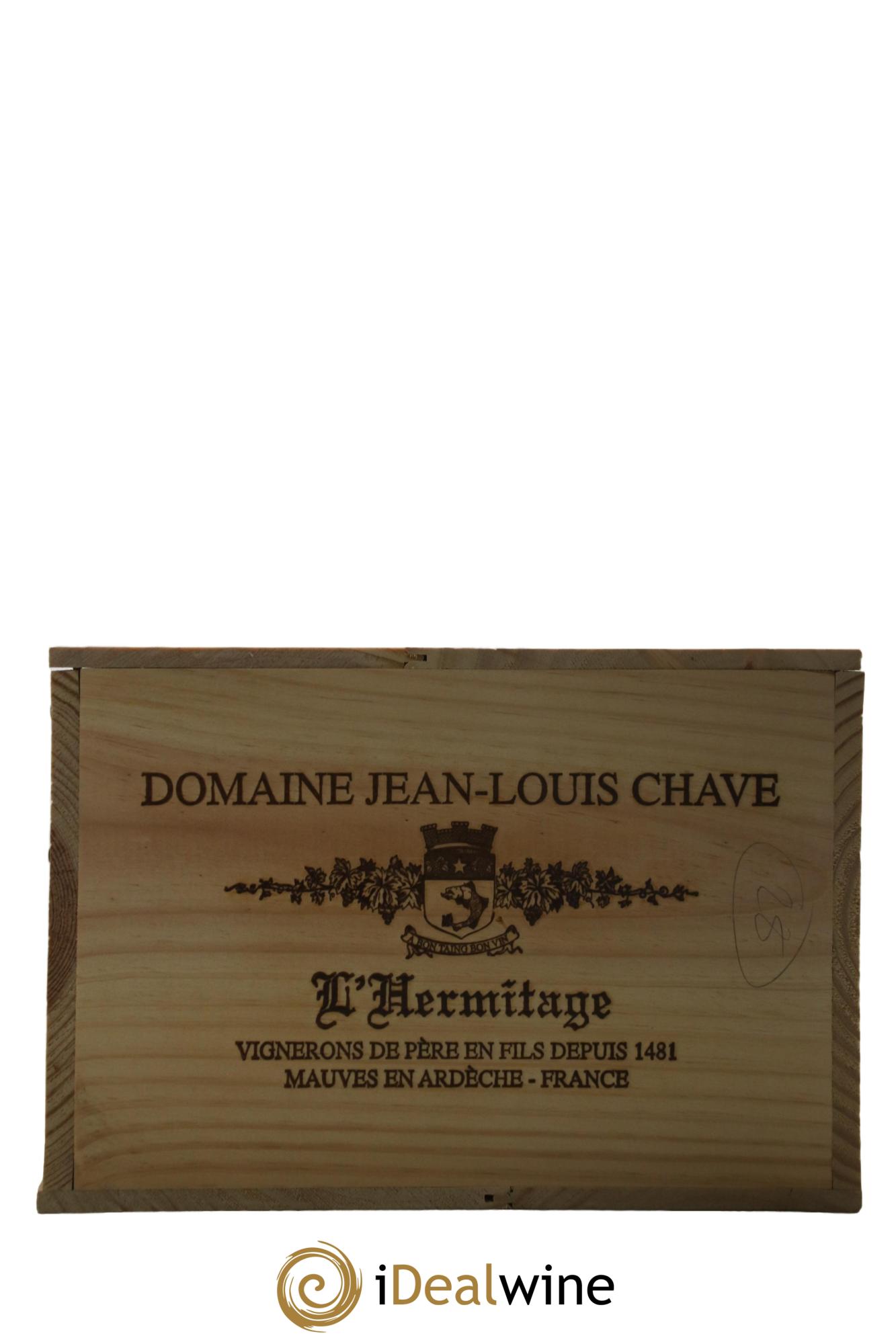 Hermitage Jean-Louis Chave 2015 - Lot de 6 bouteilles - 6