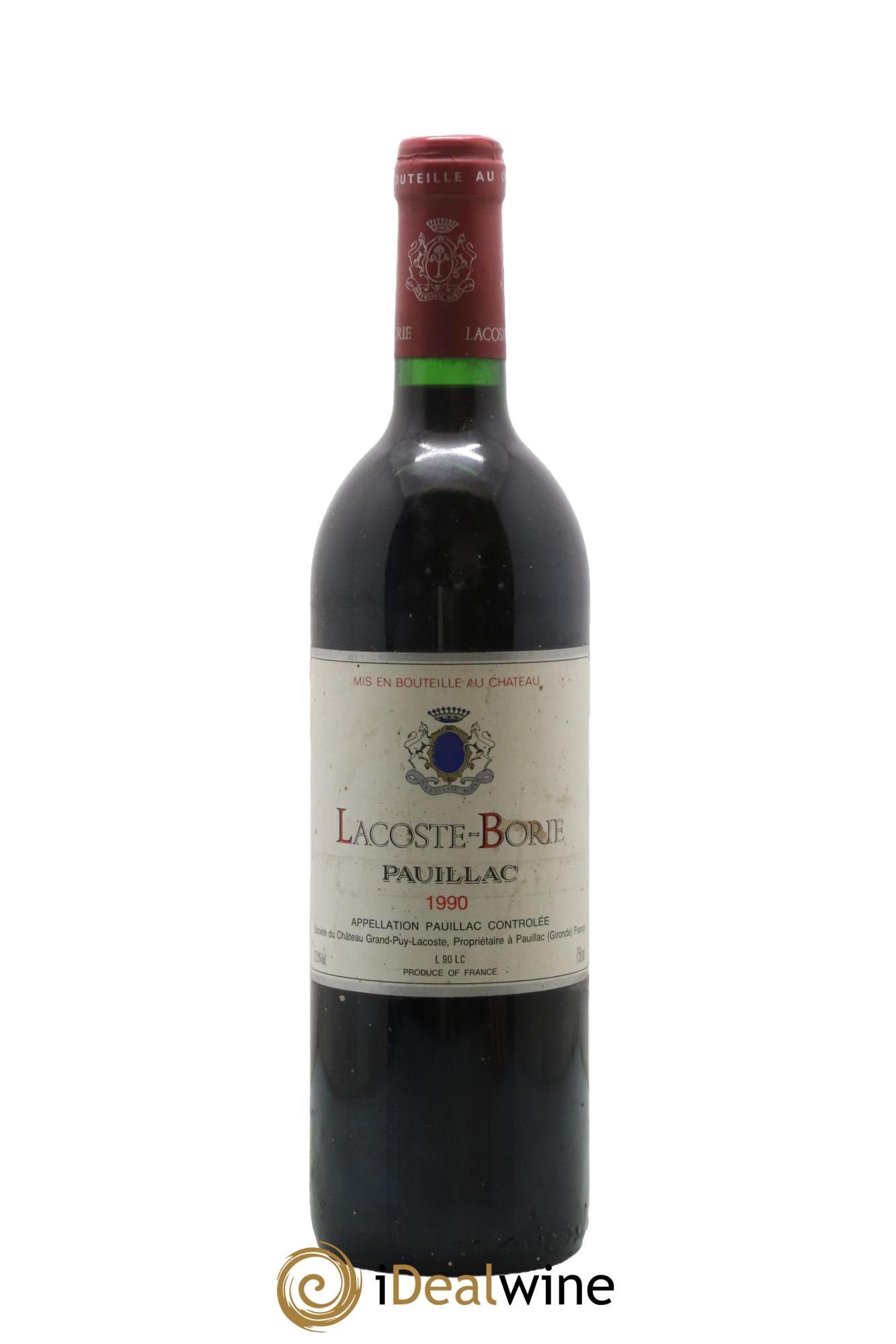 Lacoste Borie 1990 - Lot of 1 bottle - 0