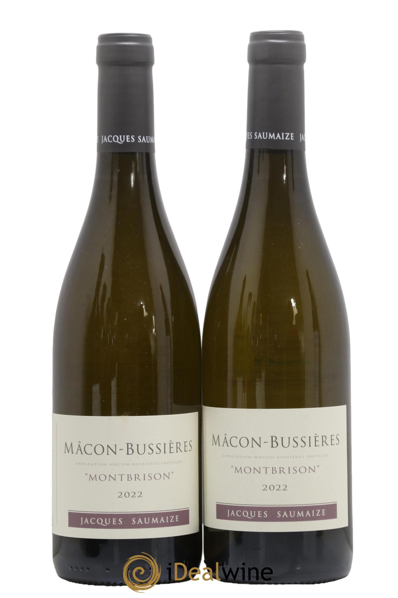 Mâcon Bussiere Montbrison Domaine Jacques Saumaize 2022 - Lot of 2 bottles - 0