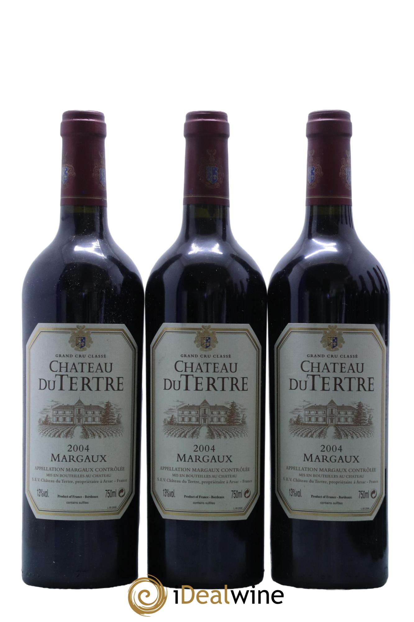 Château du Tertre 5ème Grand Cru Classé  2004 - Lotto di 12 bottiglie - 2