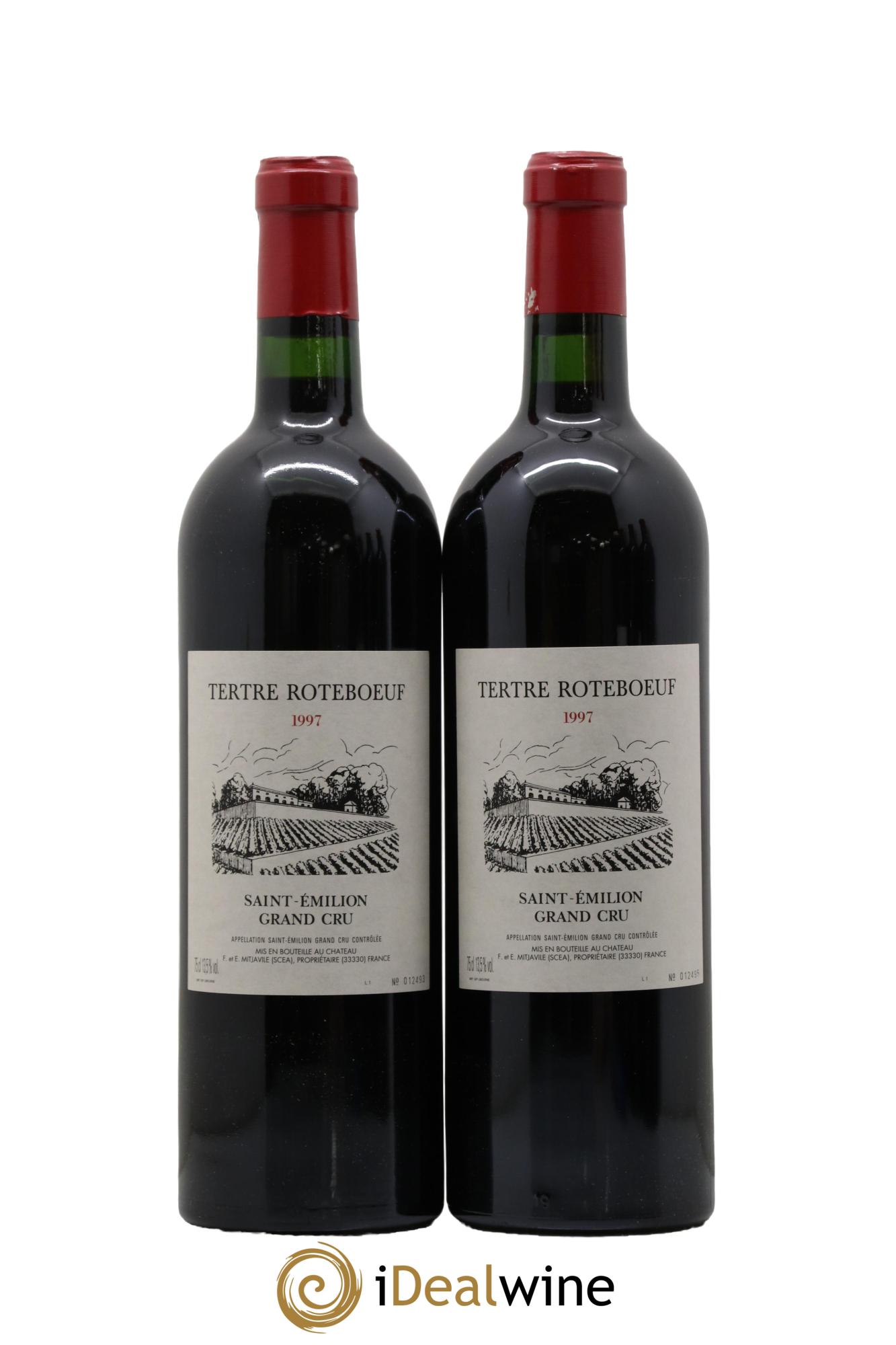 Château Tertre Roteboeuf  1997 - Lotto di 2 bottiglie - 0