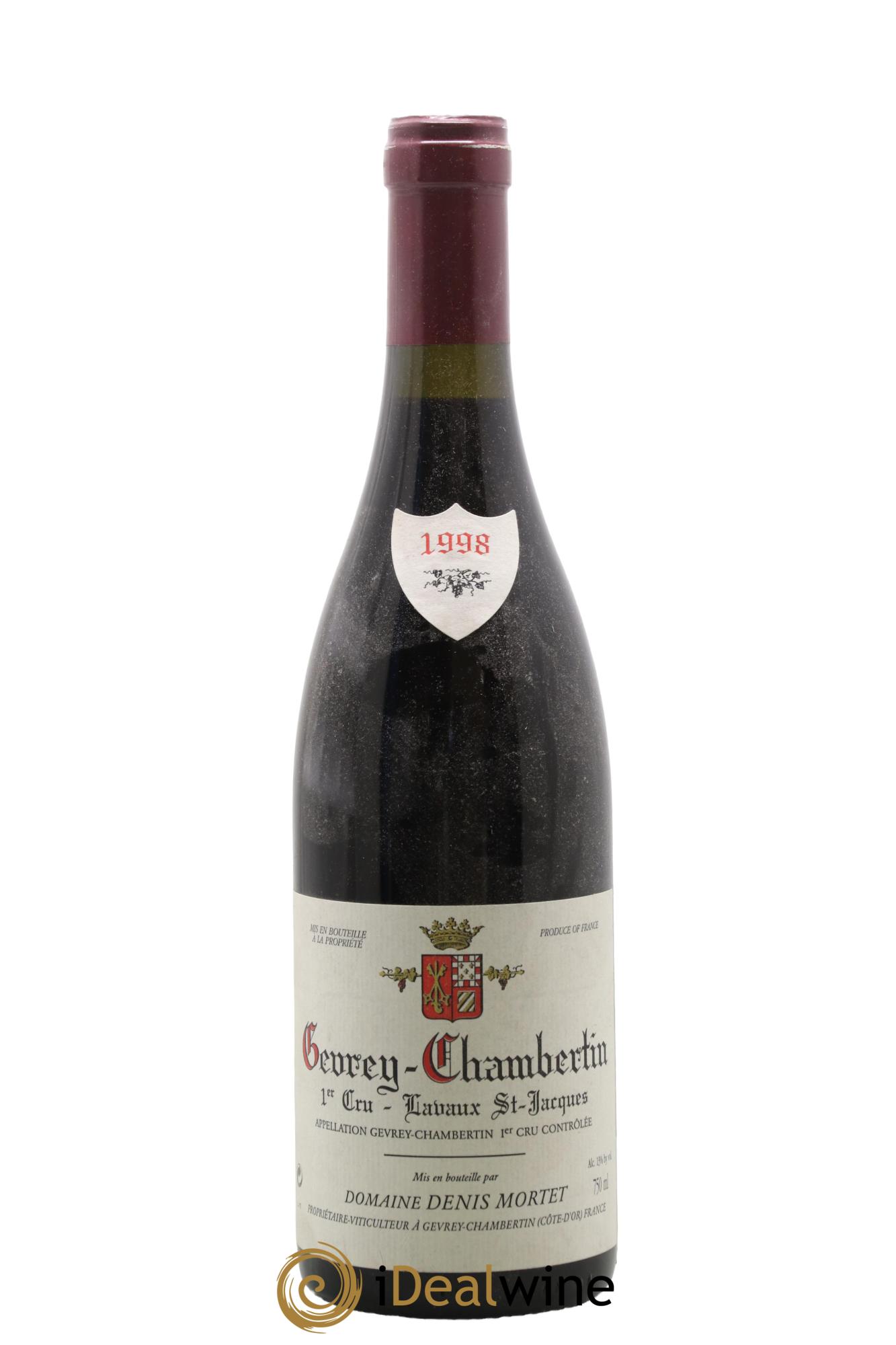 Gevrey-Chambertin 1er Cru Lavaux Saint Jacques Denis Mortet (Domaine) 1998 - Lot of 1 bottle - 0