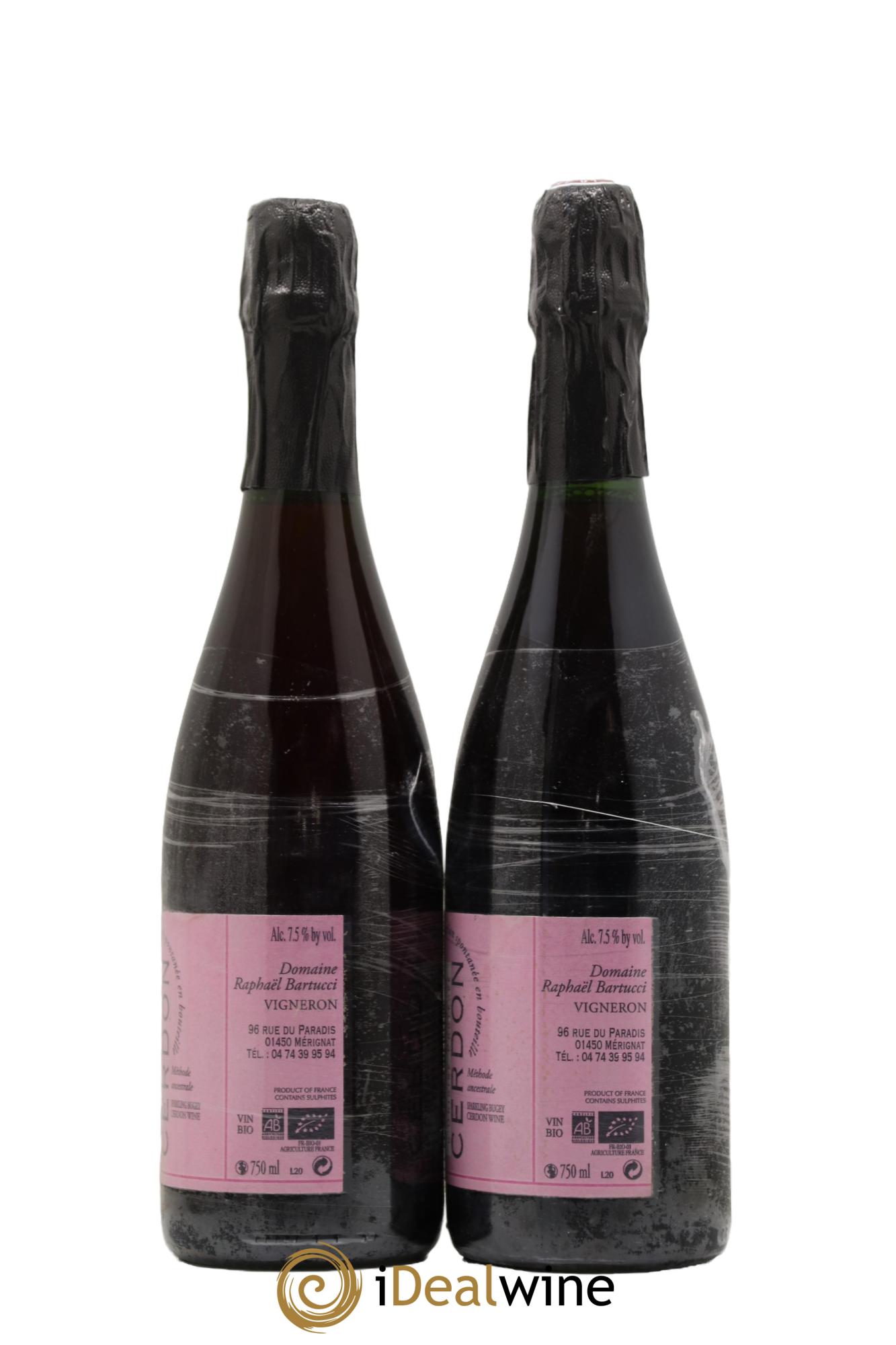 Bugey Cerdon Raphael Bartucci 2020 - Lot de 2 bouteilles - 1