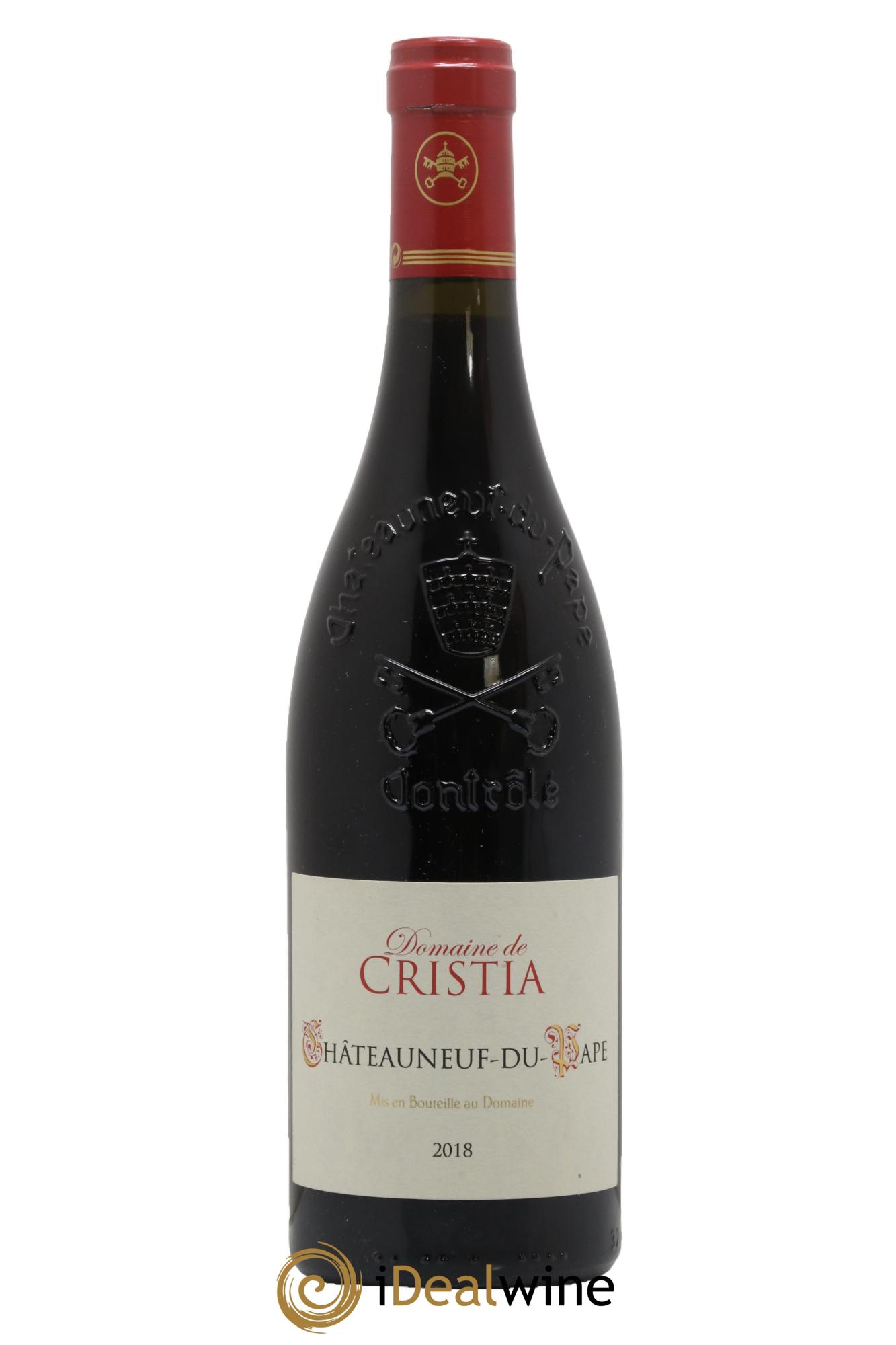 Châteauneuf-du-Pape Domaine de Cristia 2018 - Lotto di 1 bottiglia - 0