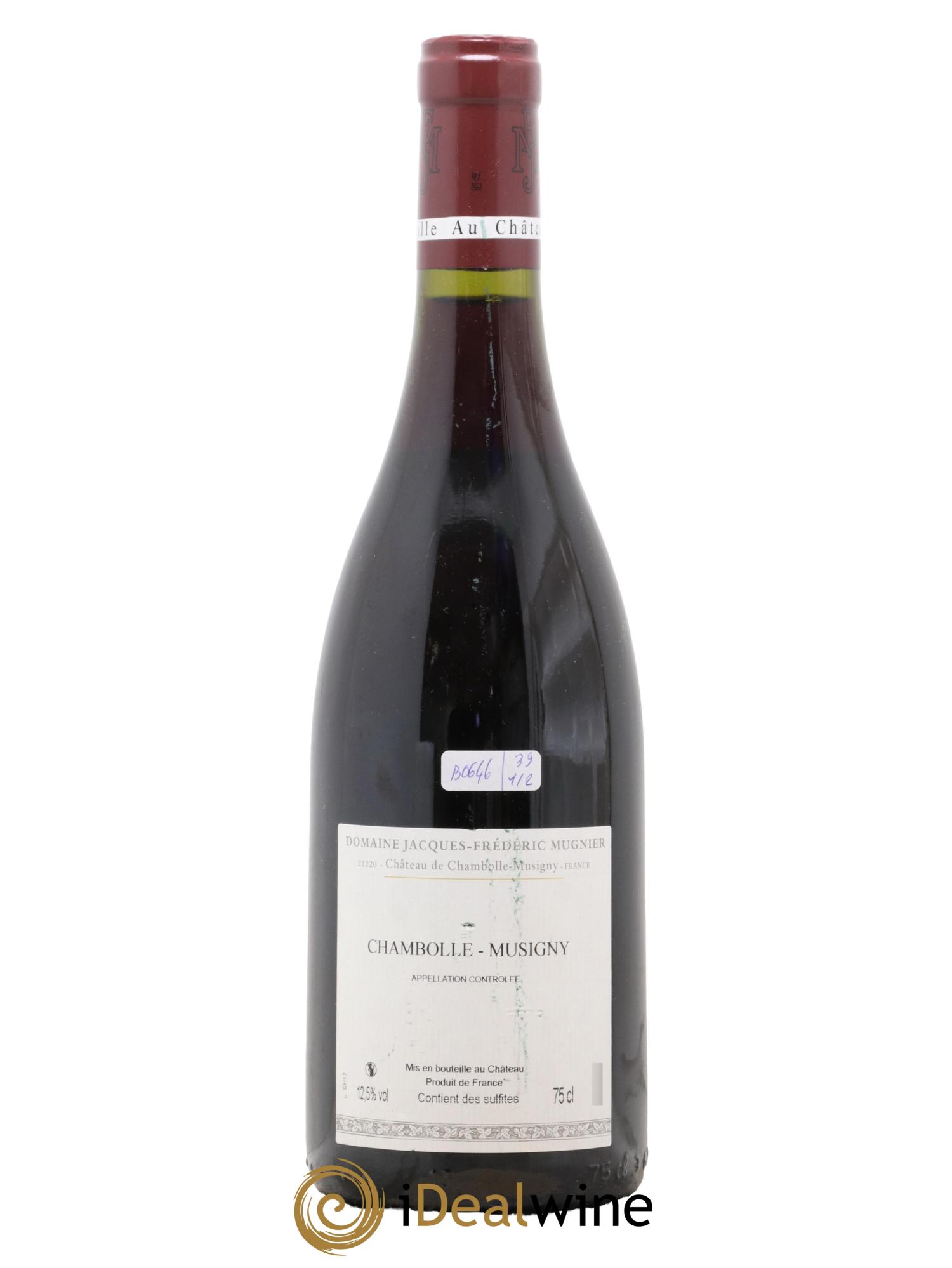 Chambolle-Musigny Jacques-Frédéric Mugnier 2017 - Lot de 1 bouteille - 1