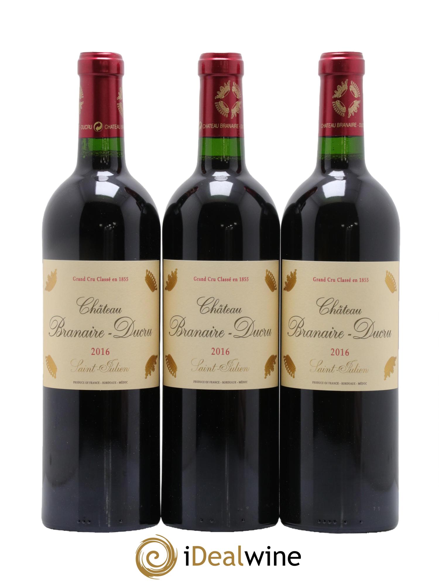 Château Branaire Ducru 4ème Grand Cru Classé 2016 - Lot de 6 bouteilles - 2