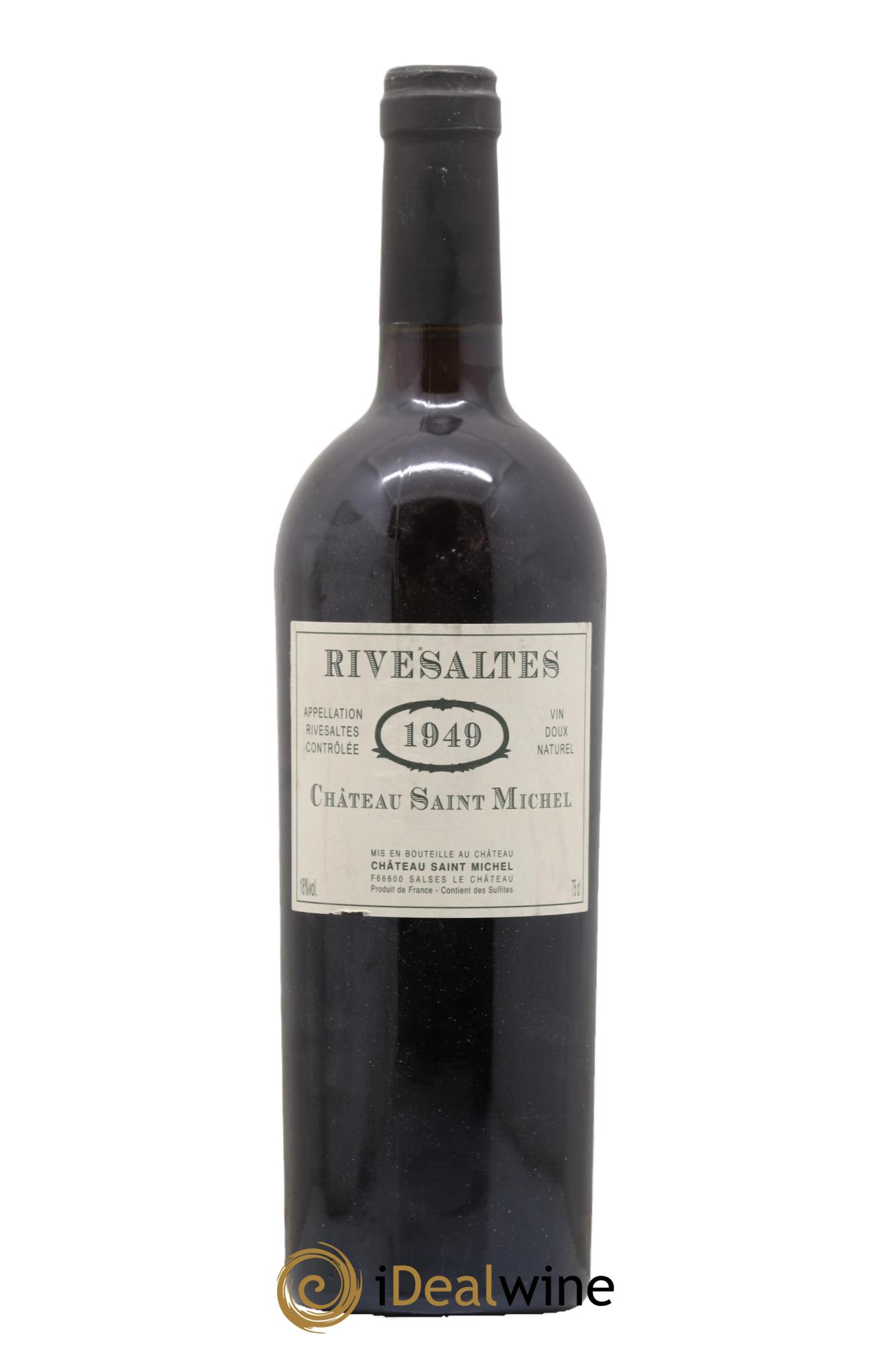 Rivesaltes Château Saint-Michel 1949 - Lotto di 1 bottiglia - 0