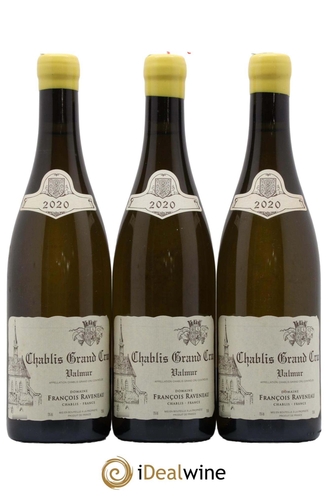 Chablis Grand Cru Valmur Raveneau (Domaine) 2020 - Posten von 3 Flaschen - 0