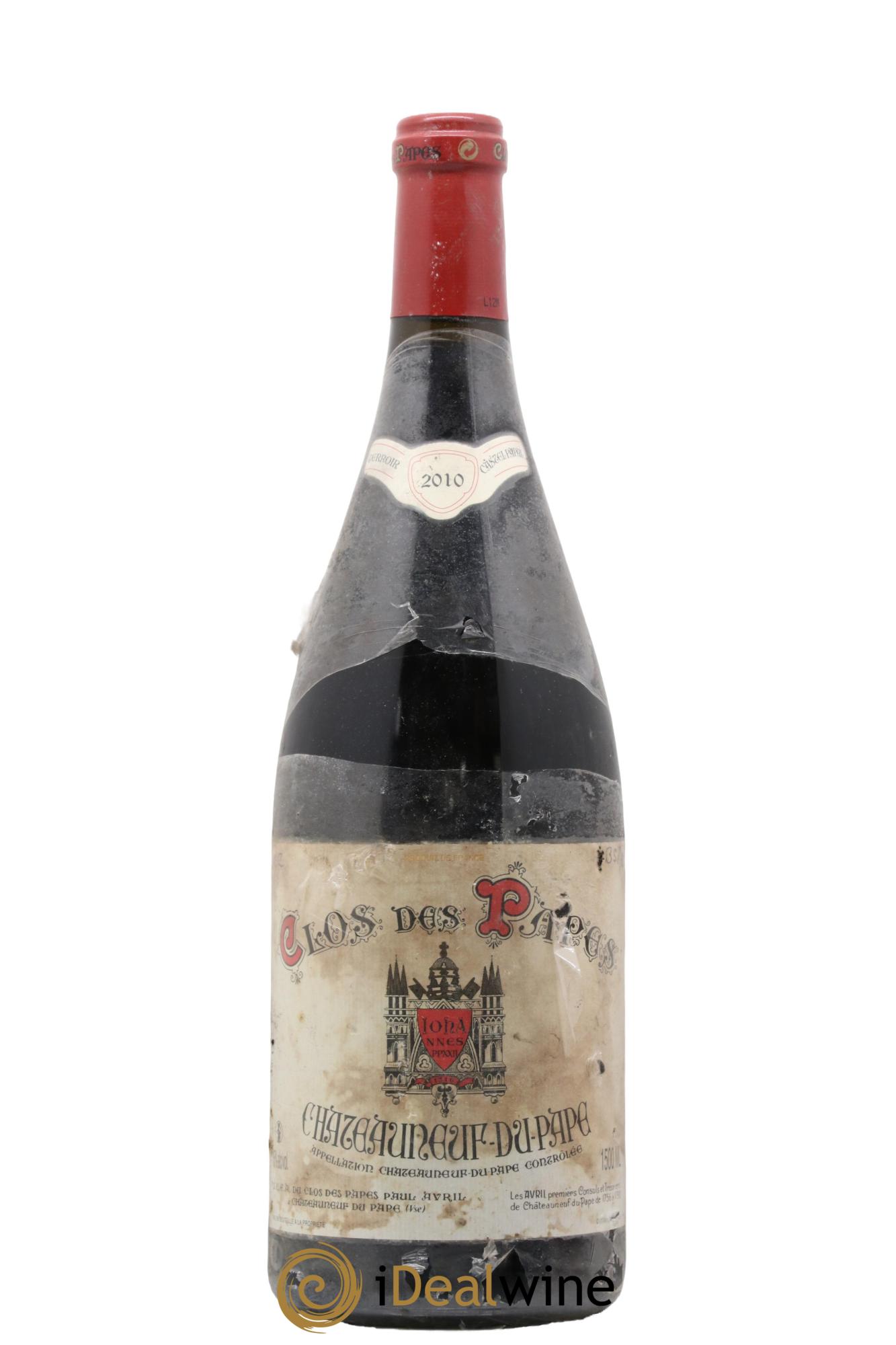 Châteauneuf-du-Pape Clos des Papes - Paul Avril 2010 - Lot de 1 magnum - 0