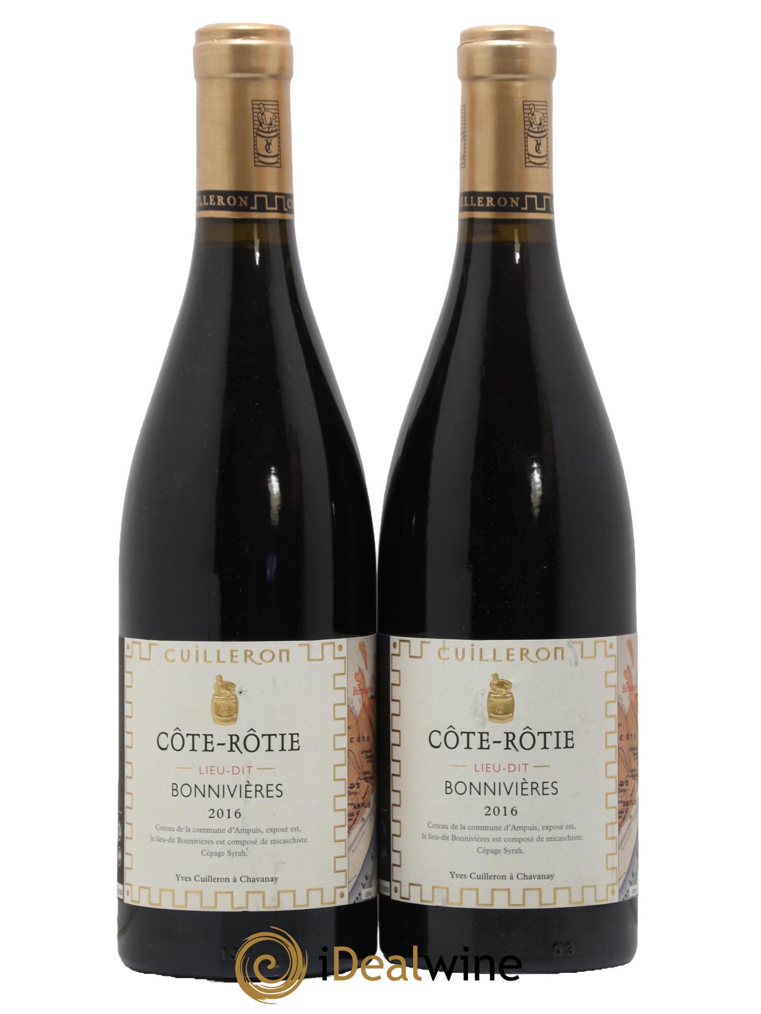 Côte-Rôtie Bonnivières Yves Cuilleron (Domaine) 2016 - Lot of 2 bottles - 0