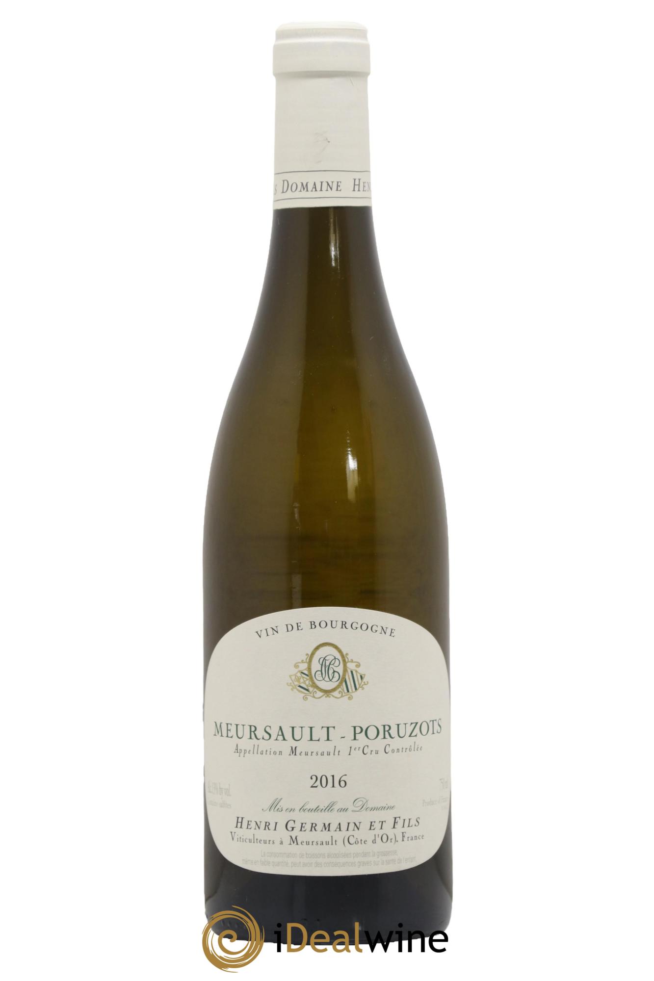 Meursault 1er Cru Poruzots Henri Germain 2016 - Lot of 1 bottle - 0