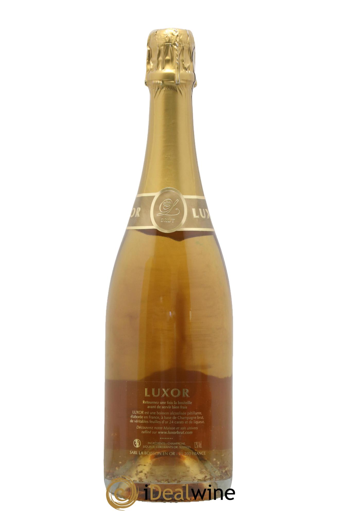 Champagne Pur Gold 24K Luxor - Lot de 1 bouteille - 2