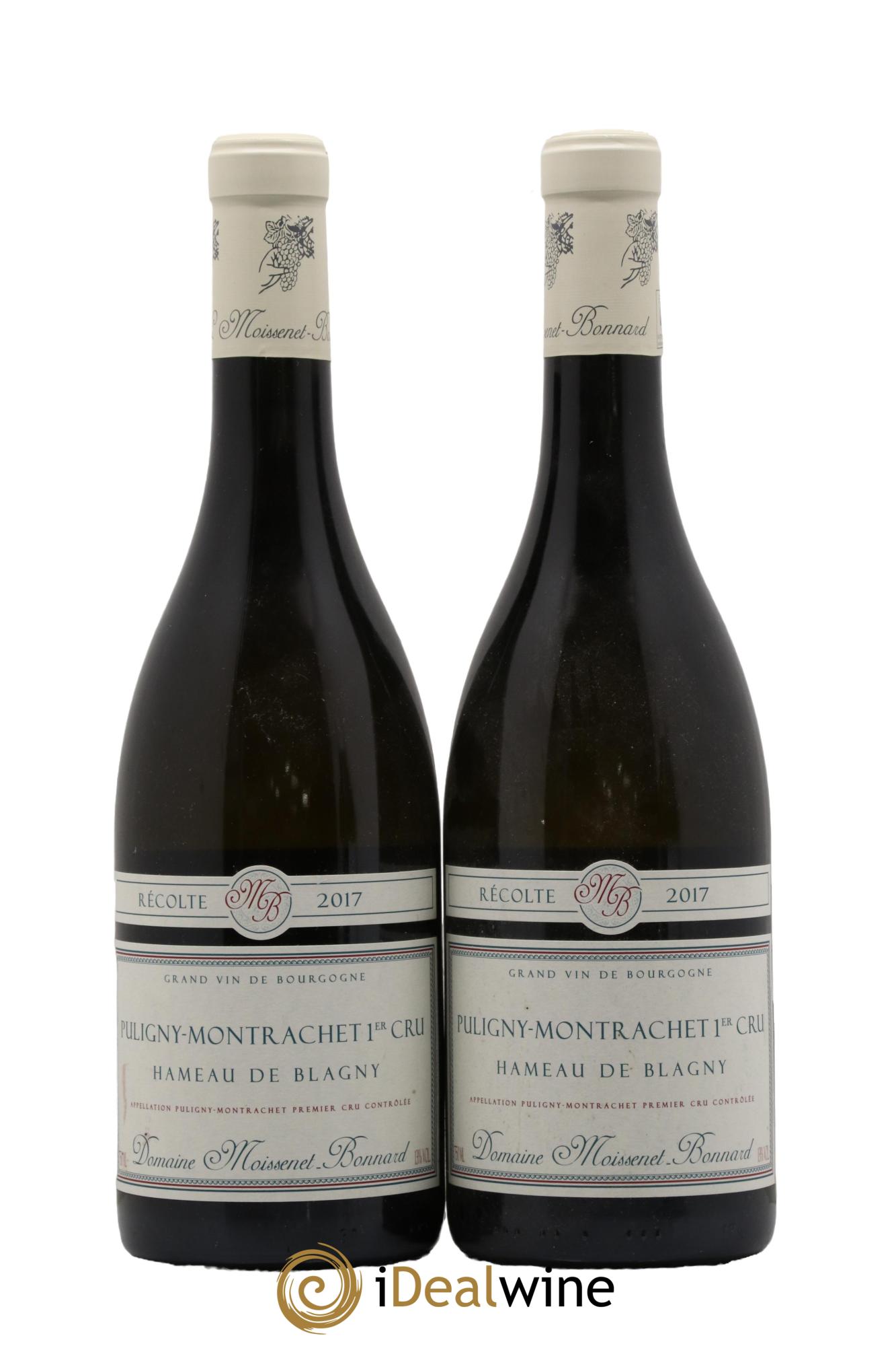 Puligny-Montrachet 1er Cru Hameau De Blagny Domaine Moissenet Bonnard 2017 - Lot of 2 bottles - 0