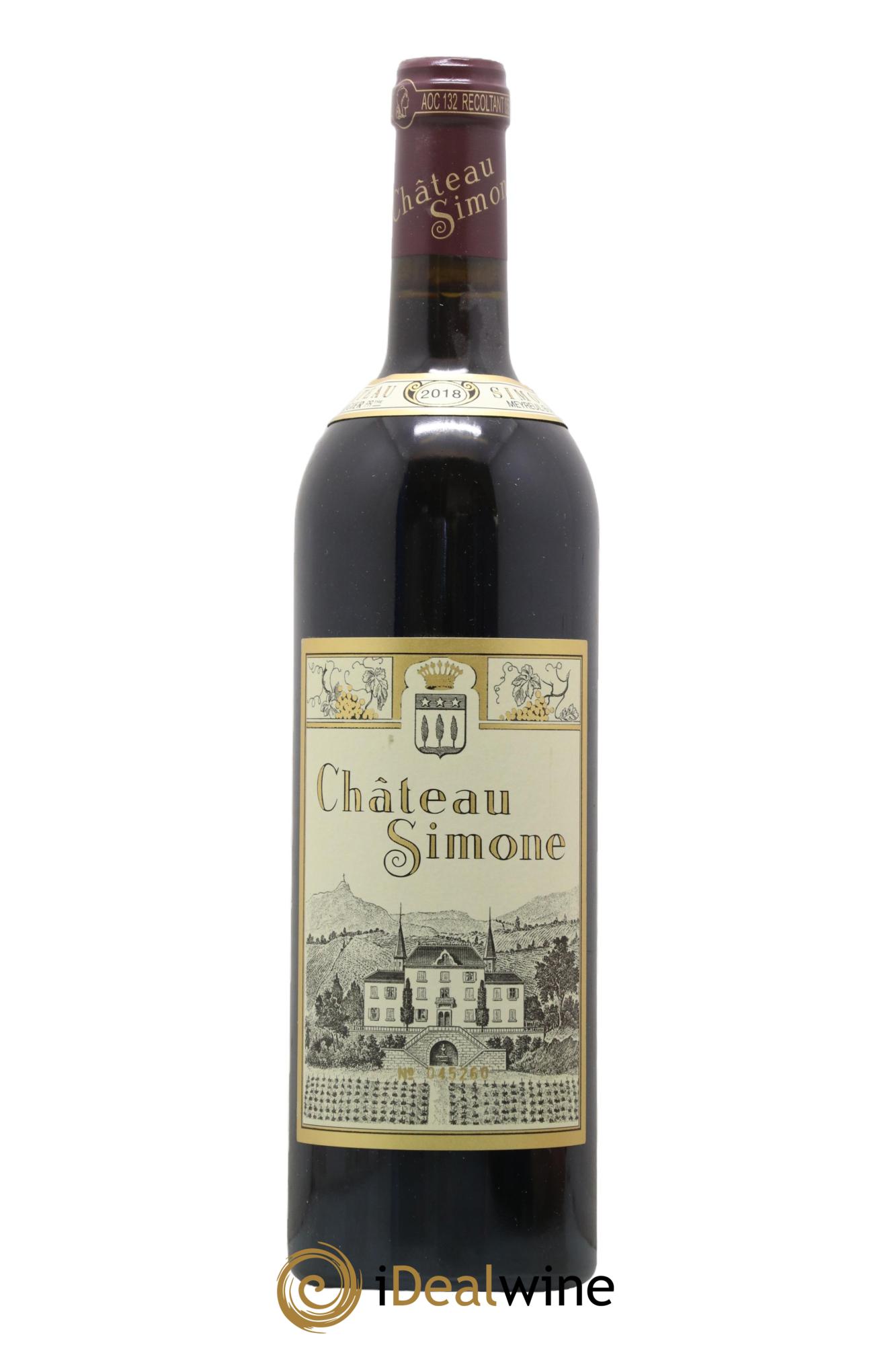 Palette Château Simone Famille Rougier 2018 - Lot de 1 bouteille - 0