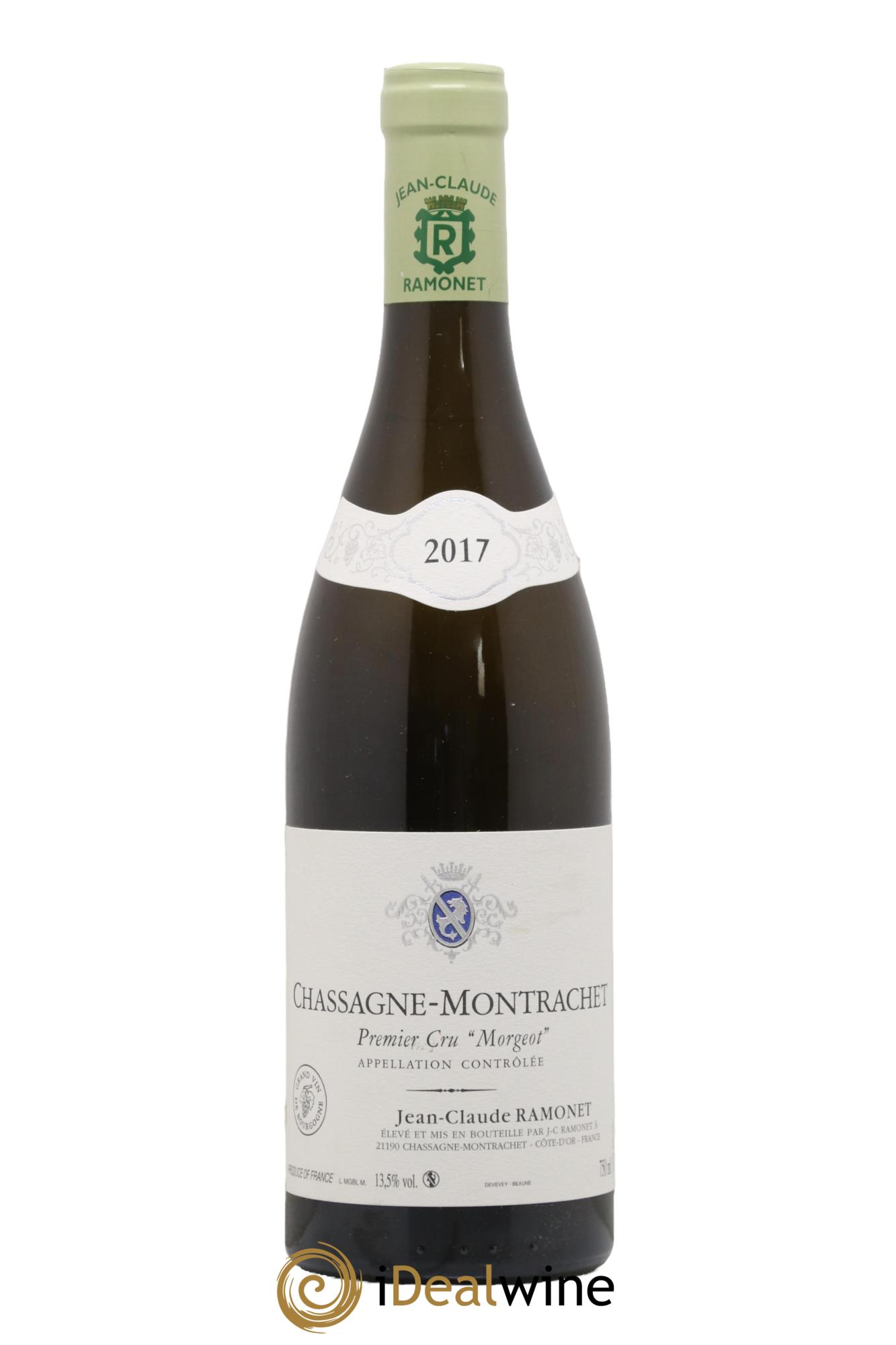 Chassagne-Montrachet 1er Cru Morgeot Ramonet (Domaine) 2017 - Lot of 1 bottle - 0