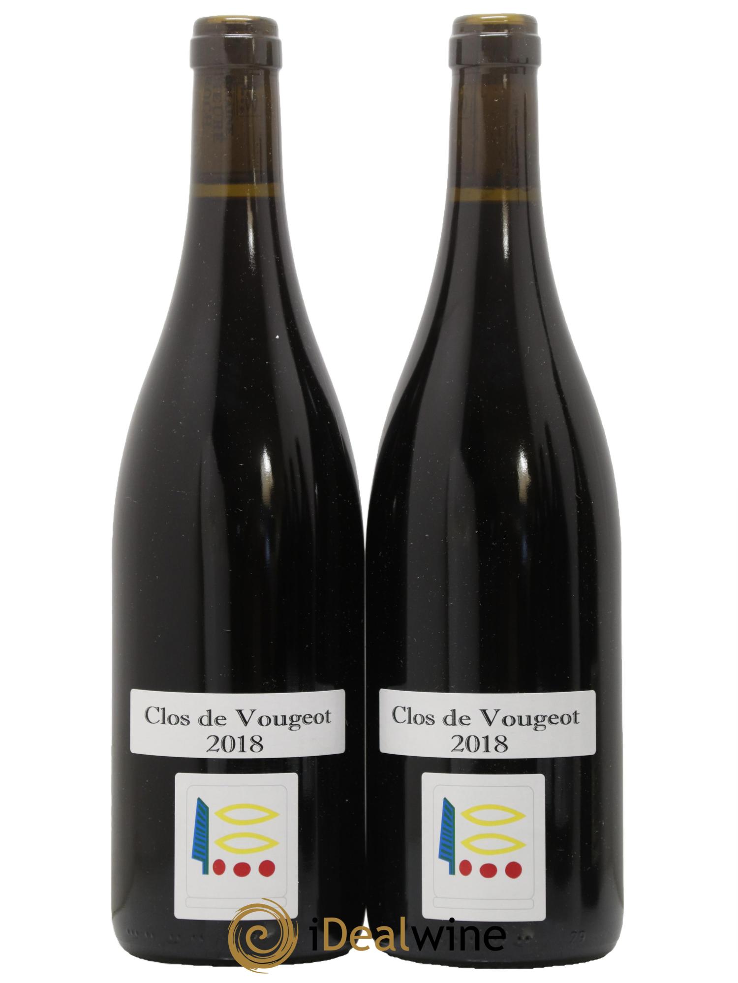 Clos de Vougeot Grand Cru Prieuré Roch 2018 - Lotto di 2 bottiglie - 0