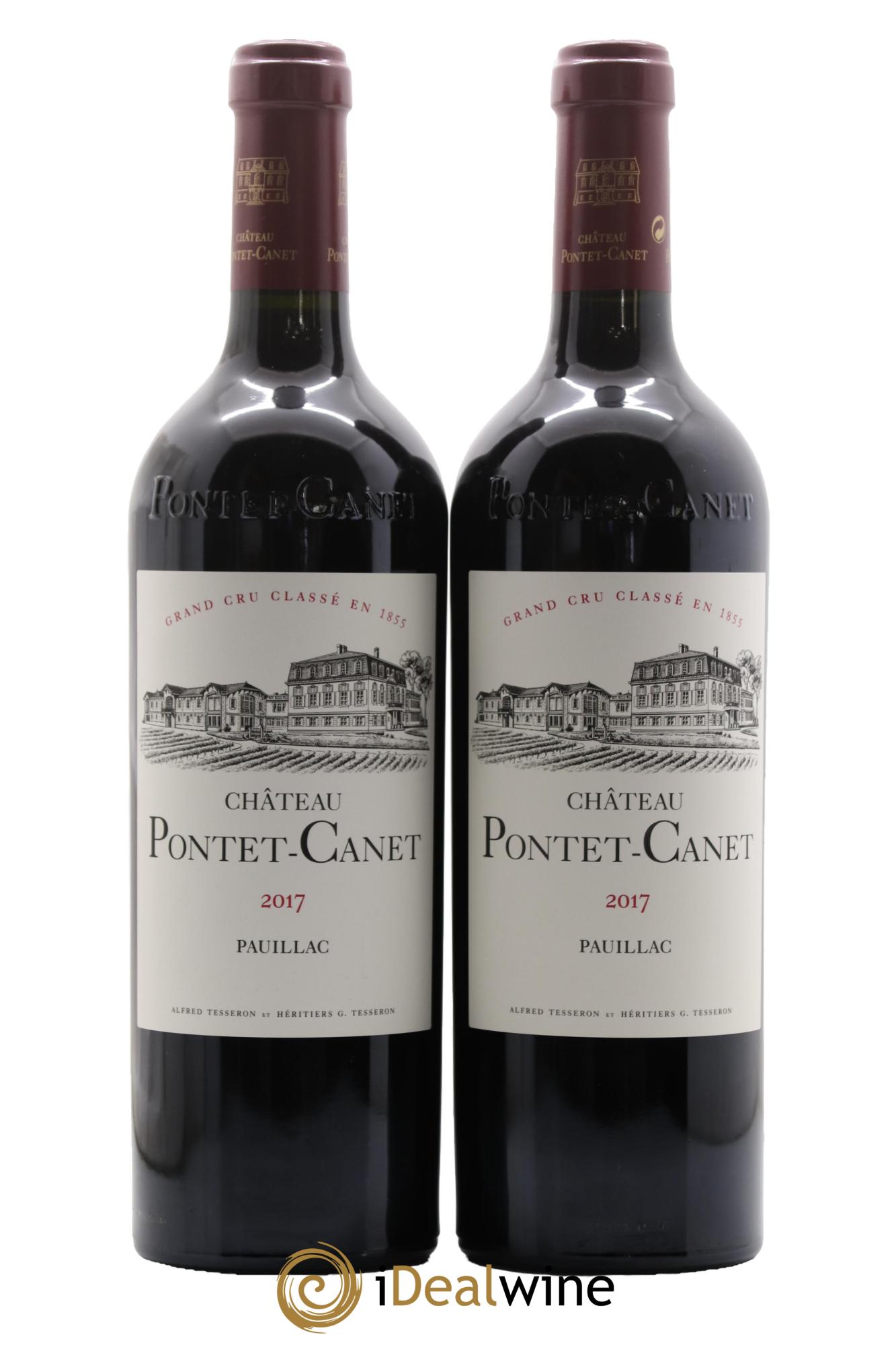 Château Pontet Canet 5ème Grand Cru Classé 2017 - Posten von 2 Flaschen - 0