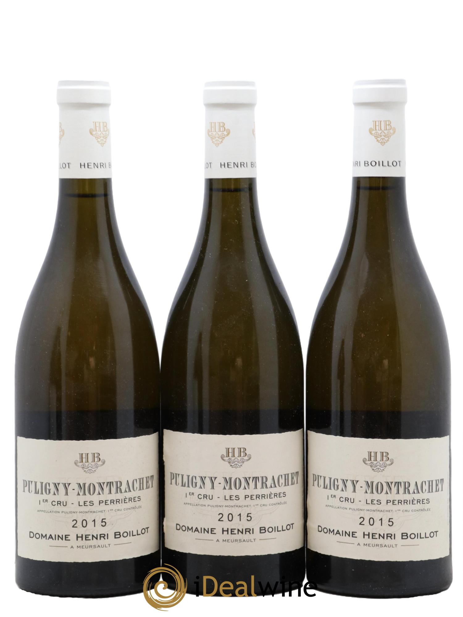 Puligny-Montrachet 1er Cru Les Perrières Henri Boillot (Domaine)  2015 - Lotto di 3 bottiglie - 0