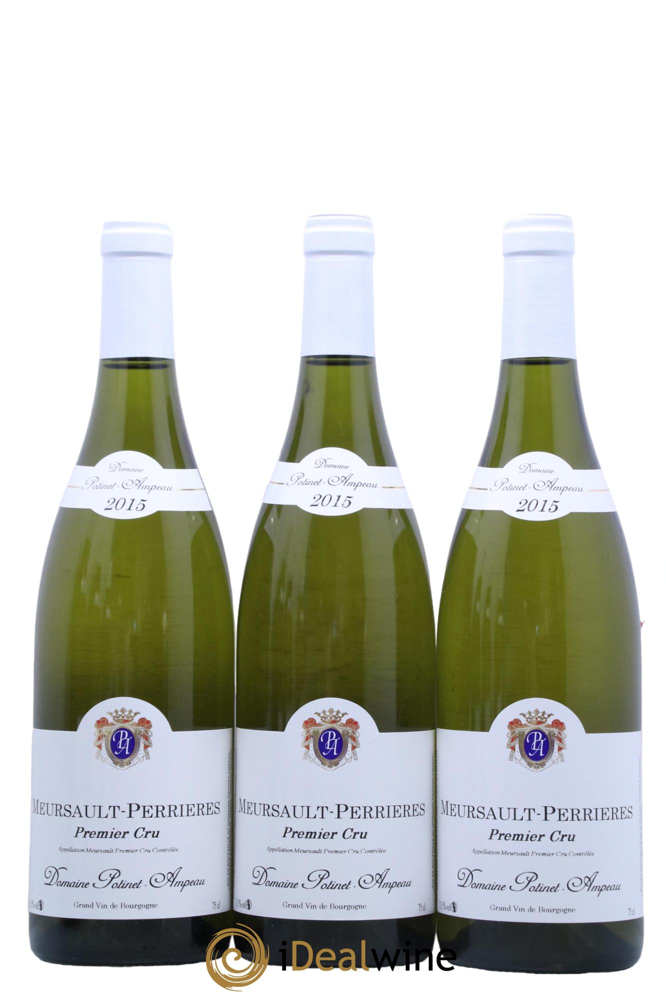 Meursault 1er Cru Perrieres Domaine Potinet Ampeau 2015 - Posten von 6 Flaschen - 1