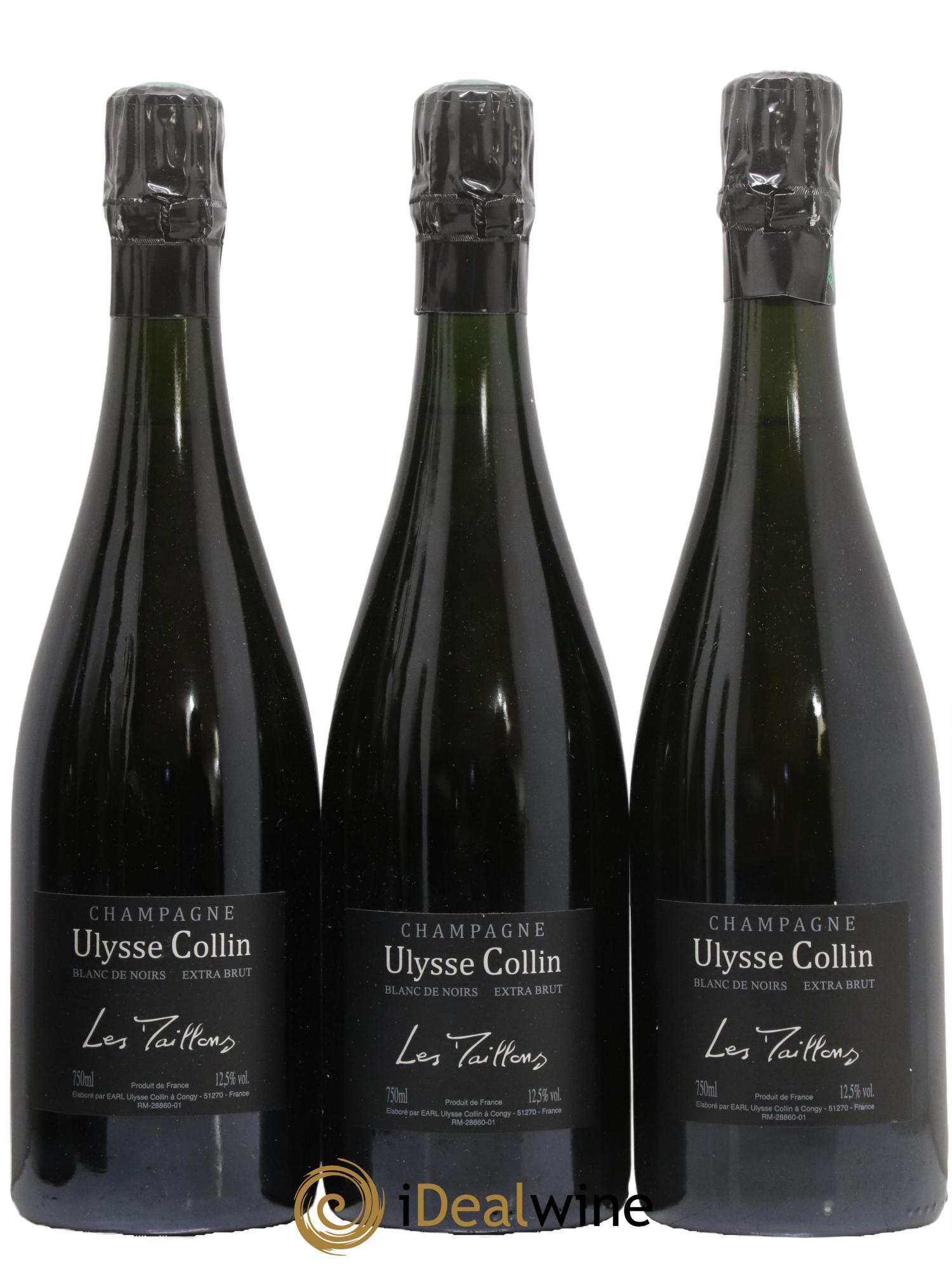 Les Maillons Blanc de Noirs Extra Brut Ulysse Collin - Posten von 3 Flaschen - 0