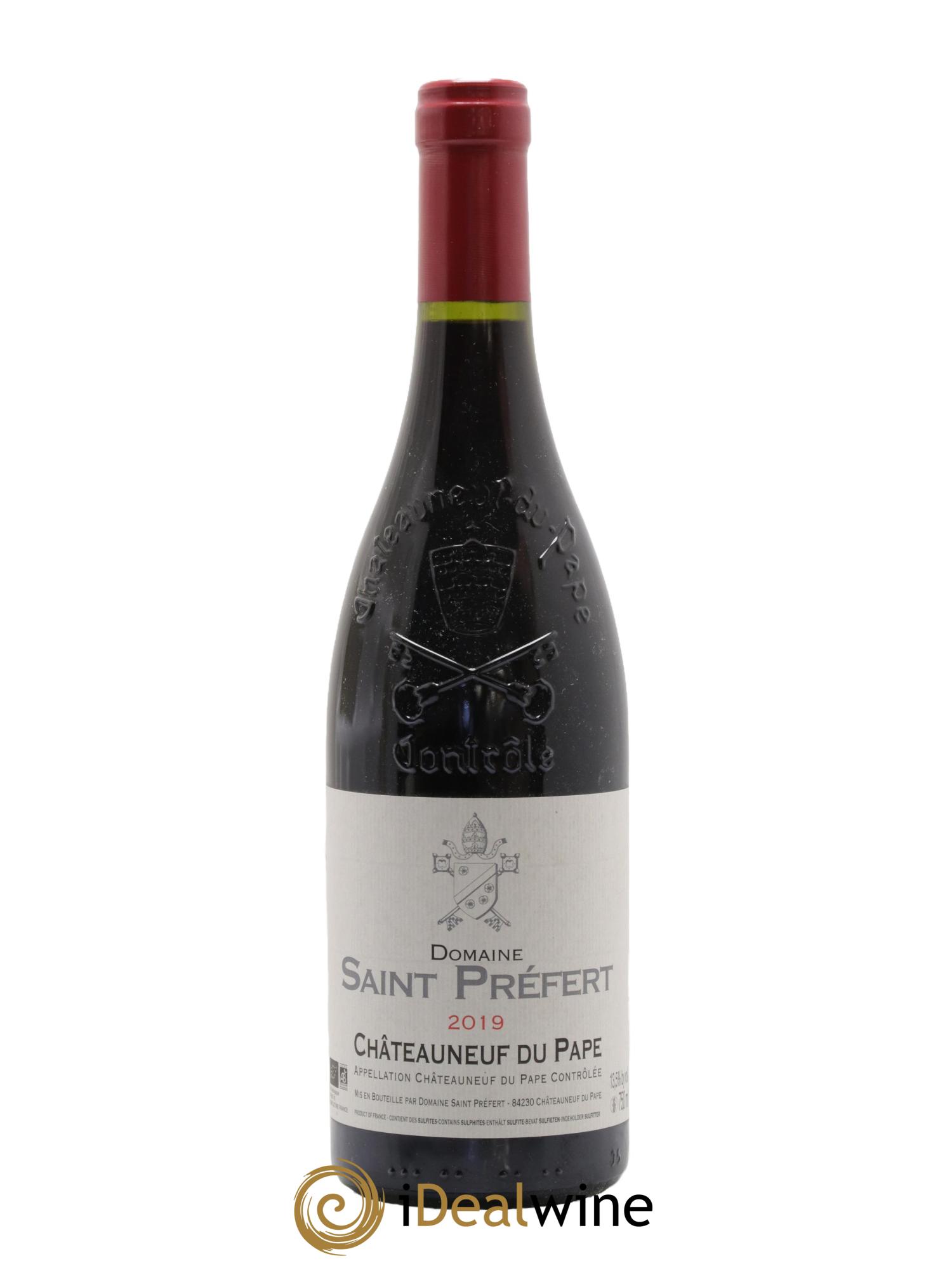 Châteauneuf-du-Pape Domaine Saint-Préfert 2019 - Lotto di 1 bottiglia - 0