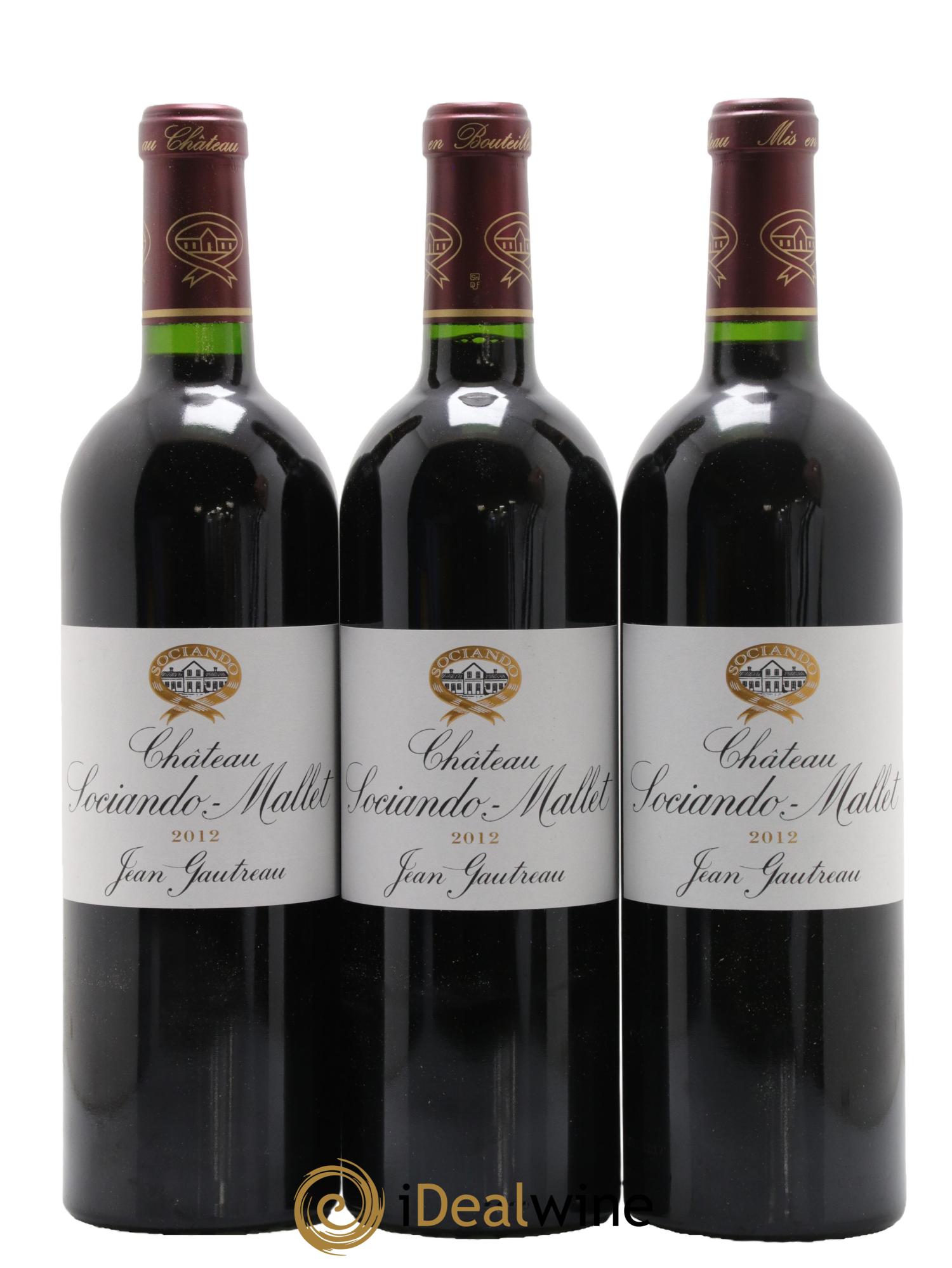 Château Sociando Mallet 2012 - Lot of 12 bottles - 4